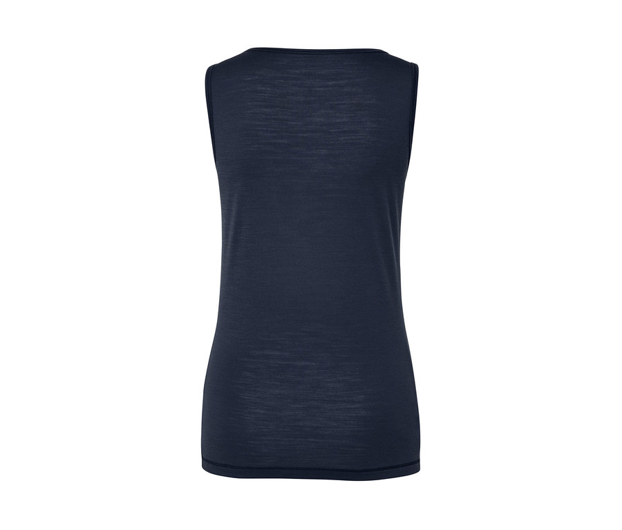 Szczegółowy widok jednej z 2 koszulek tank top z wełny merino.
