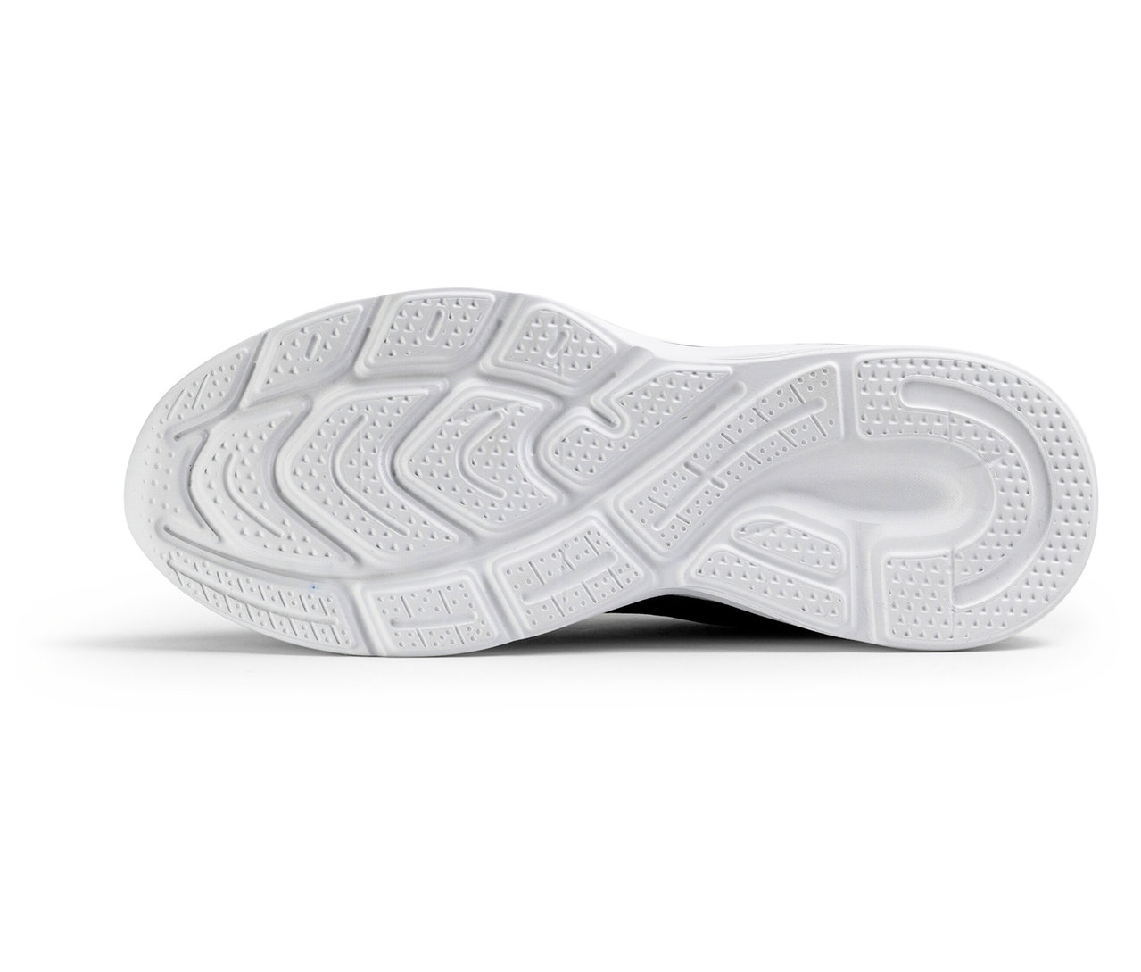 Biała podeszwa męskich sneakersów FILA Specctris z teksturowanym bieżnikiem.