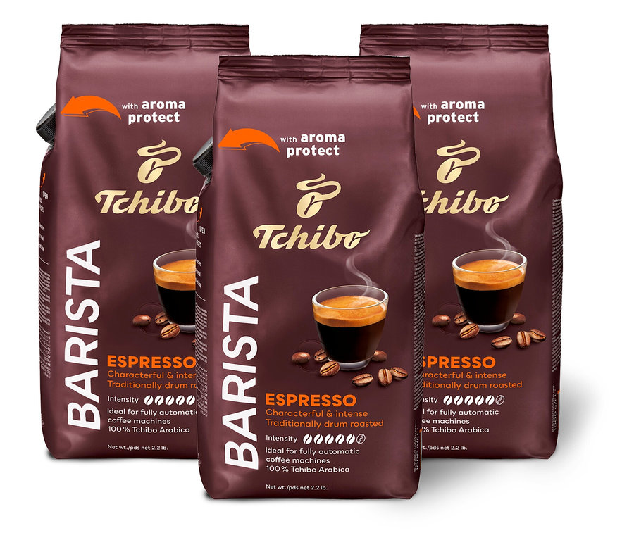 BARISTA Espresso – 3 x 1 kg, kawa w ziarnach