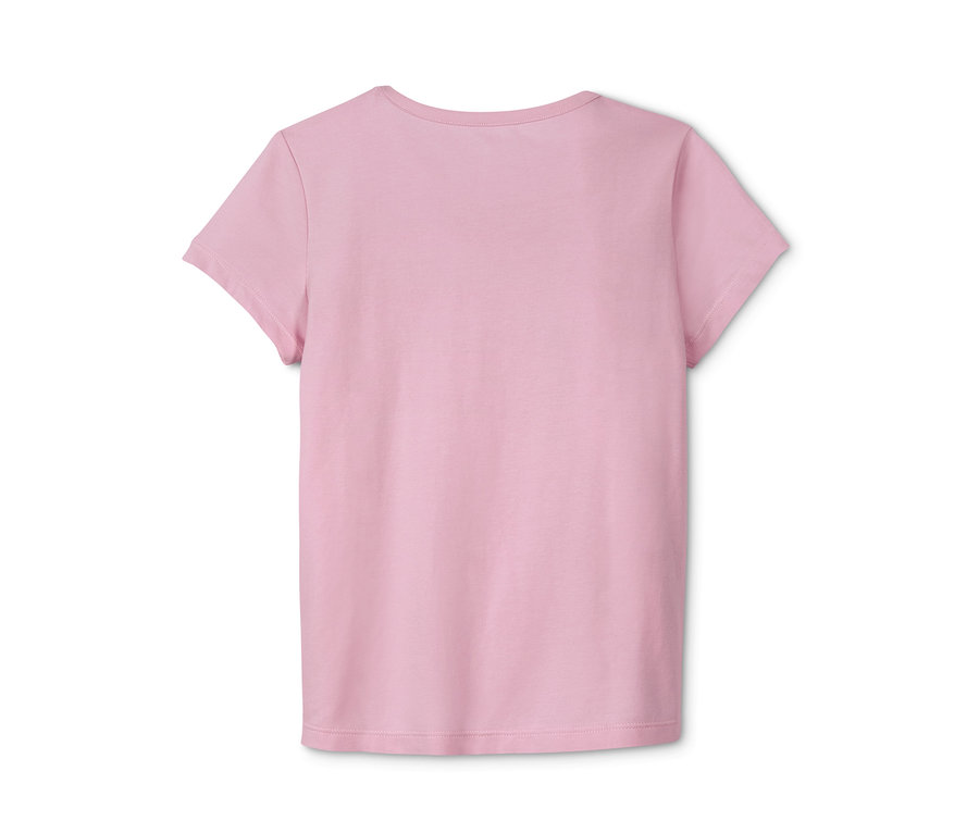 Różowa koszulka bawełniana, 1 z 3 sztuk.