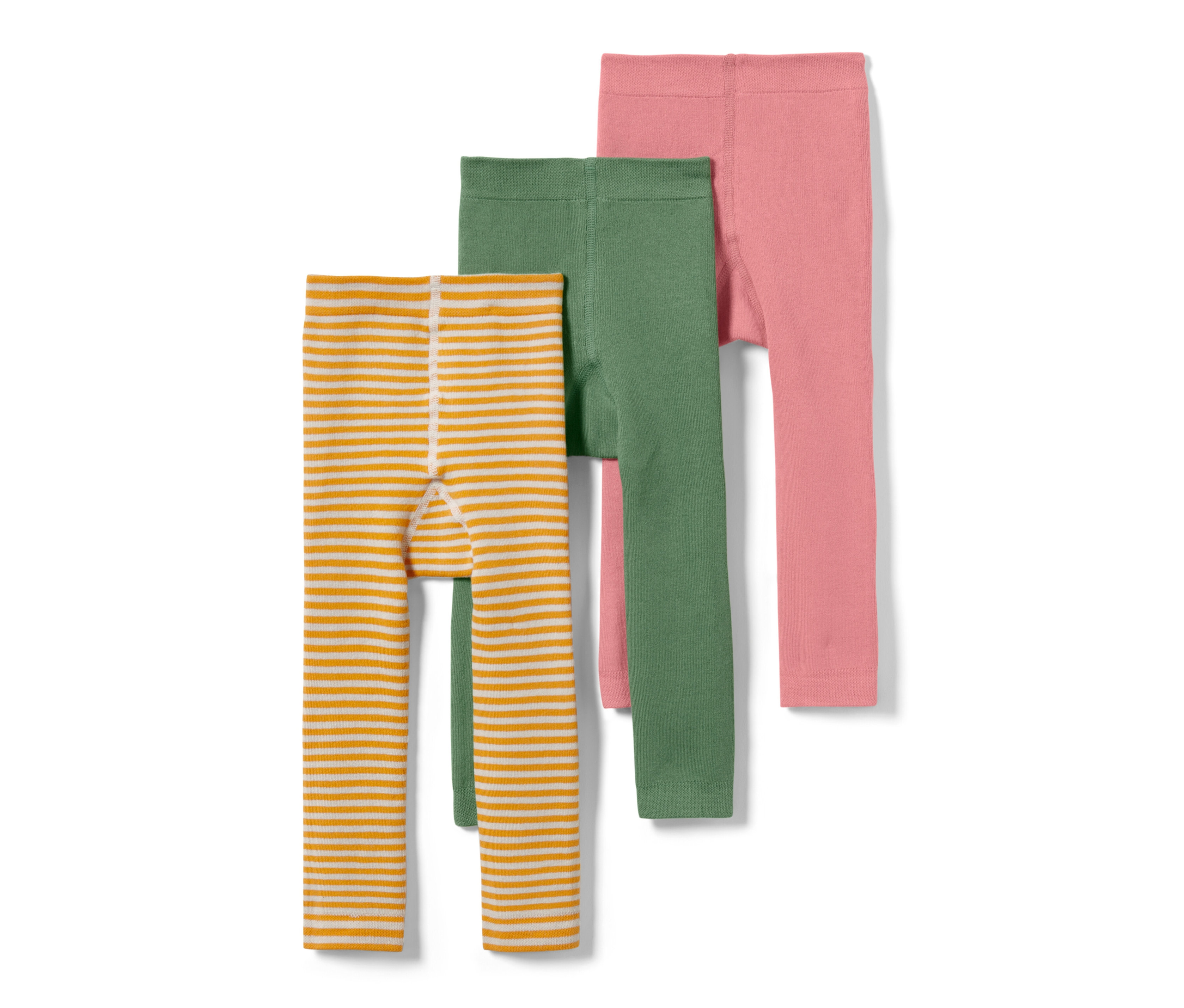 Tchibo - Dziecięce legginsy termoaktywne - rozmiar 122/128 - kolor: różowy/zielony