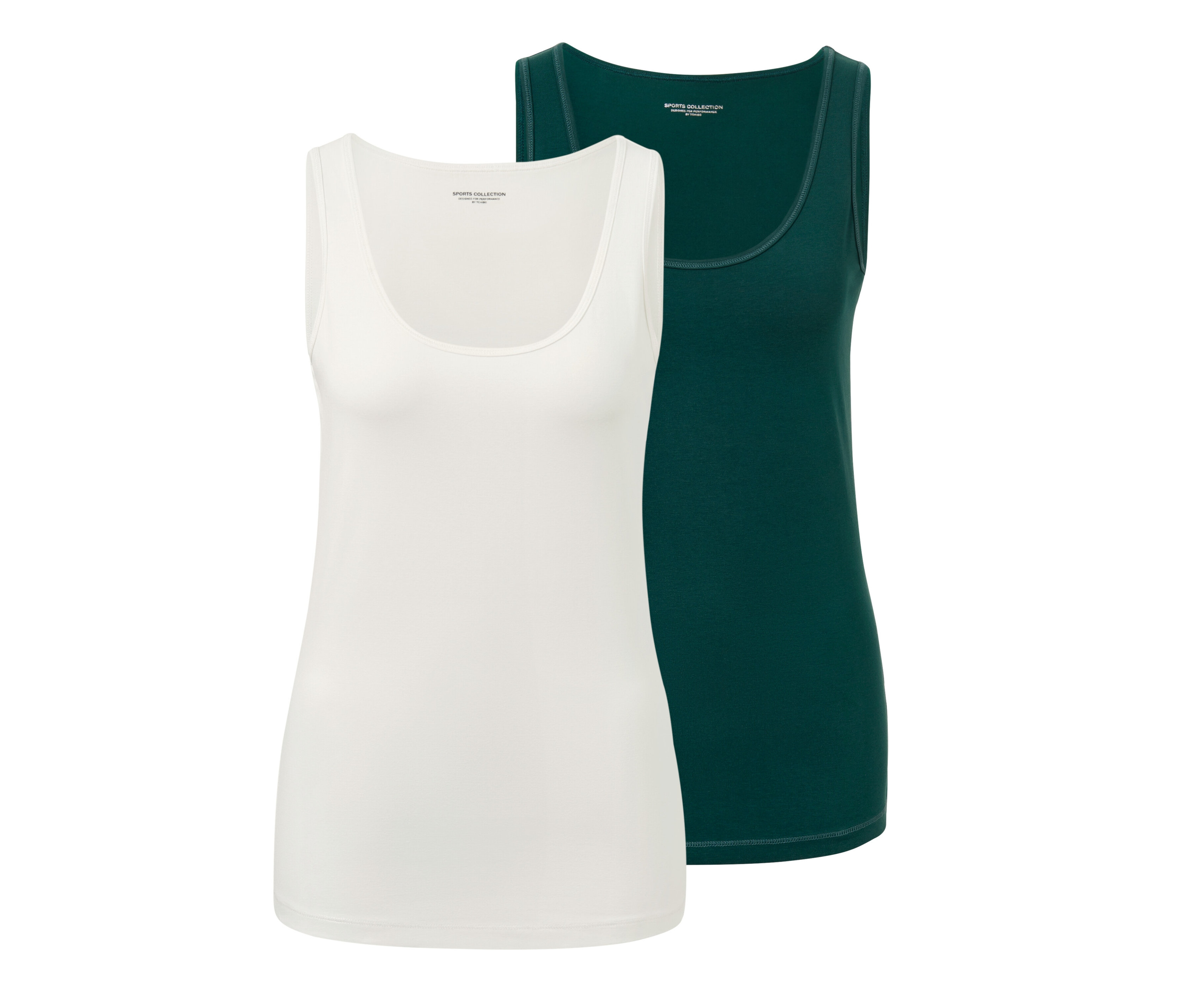 Tchibo - Topy- zielony/beżowy