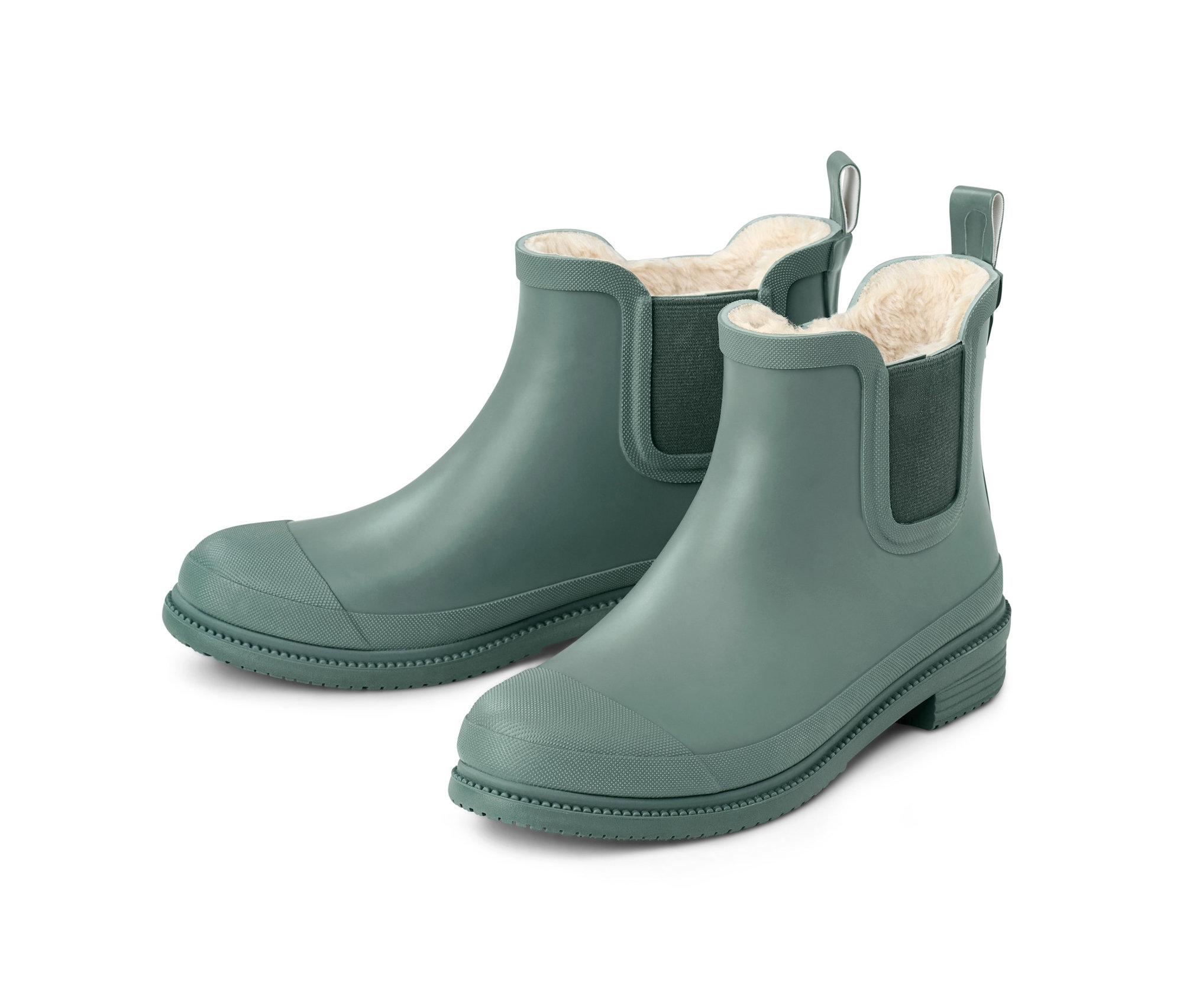 Tchibo - Dziecięce sztyblety przeciwdeszczowe - kobieta|mężczyzna- biały/zielony