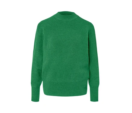 Zielony cienki sweter.