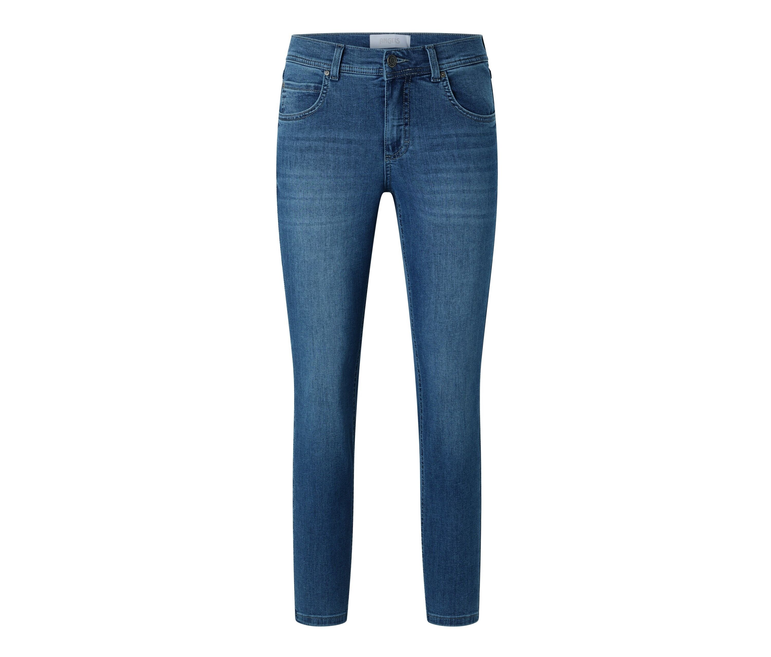 Dżinsy Angels „Ornella” Slim Fit 7/8, niebieski
