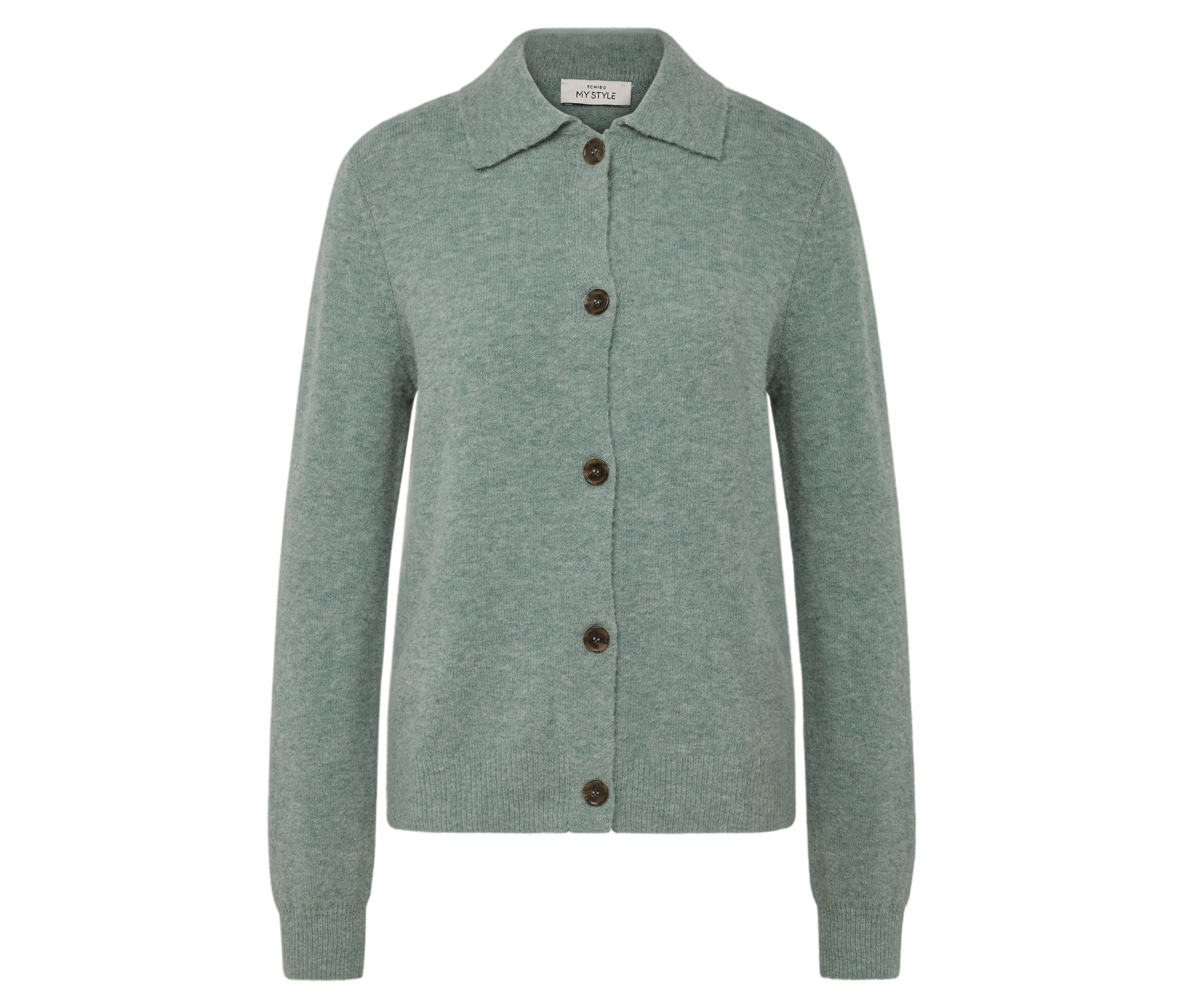 Tchibo - Kardigan z wełną posiadającą certyfikat RWS, zielony