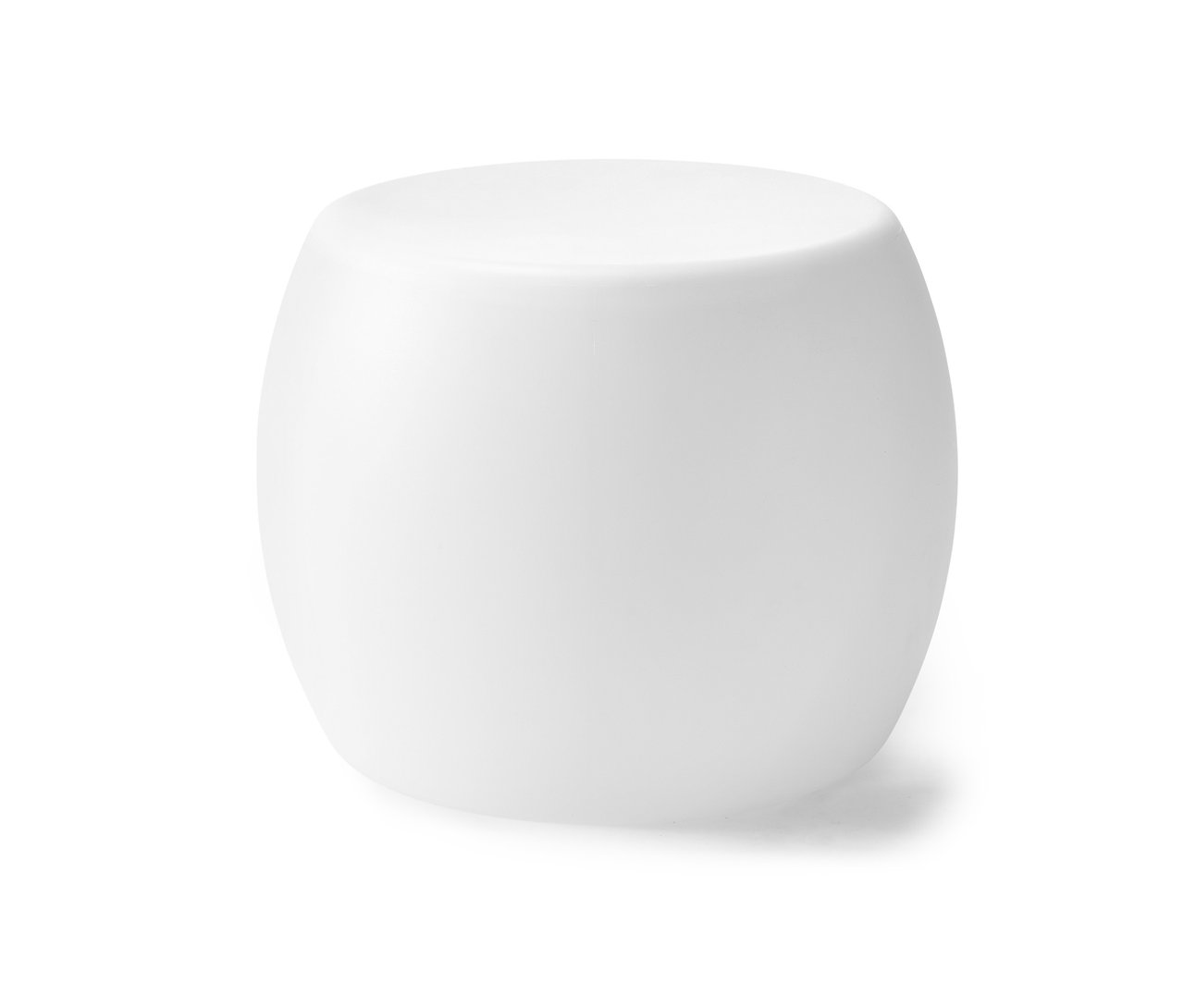 Biały stolik solarny z funkcją zmiany kolorów.