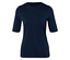 Koszulka z półdługim rękawem, granatowa