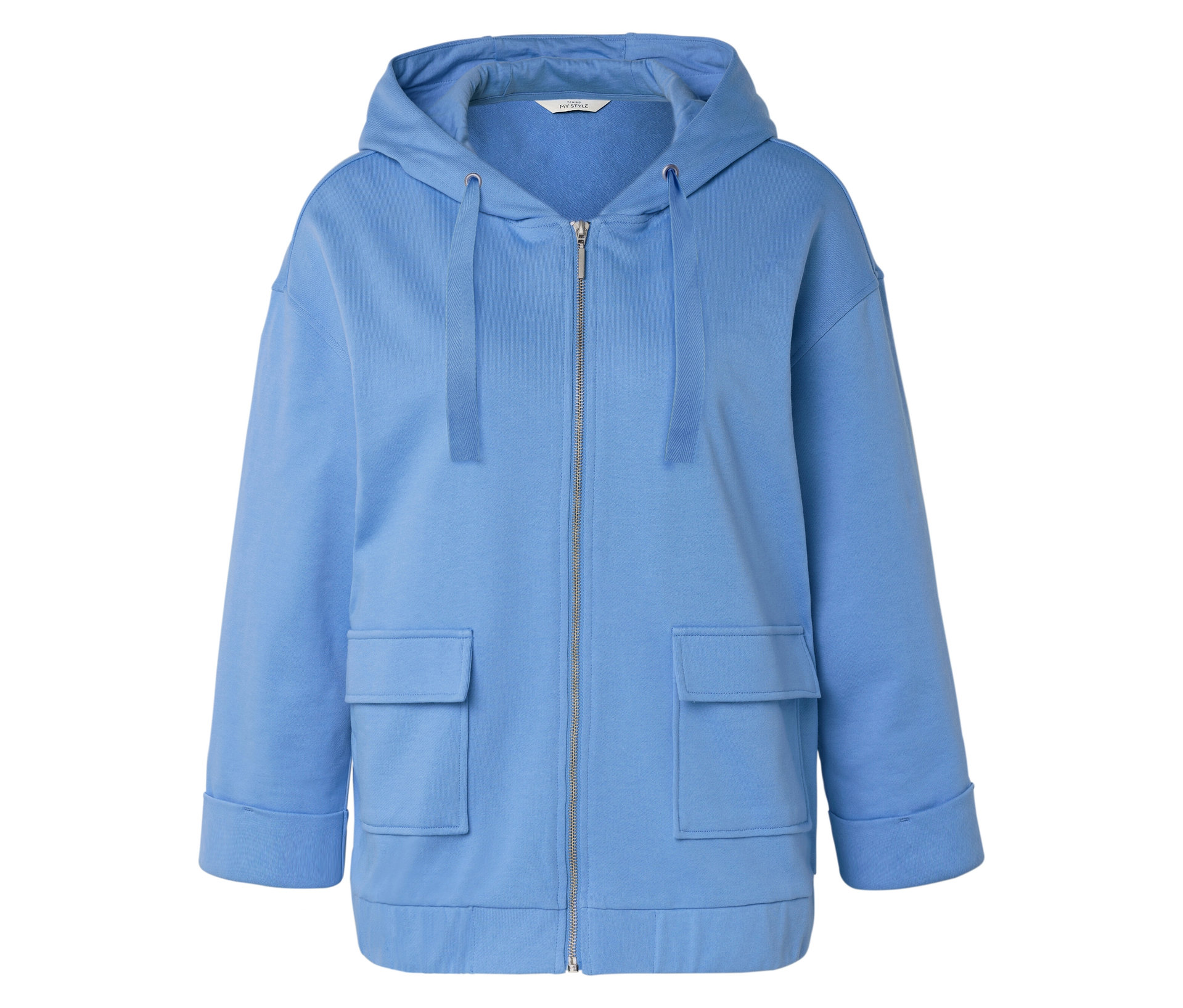 Tchibo - Rozpinana bluza dresowa- niebieski