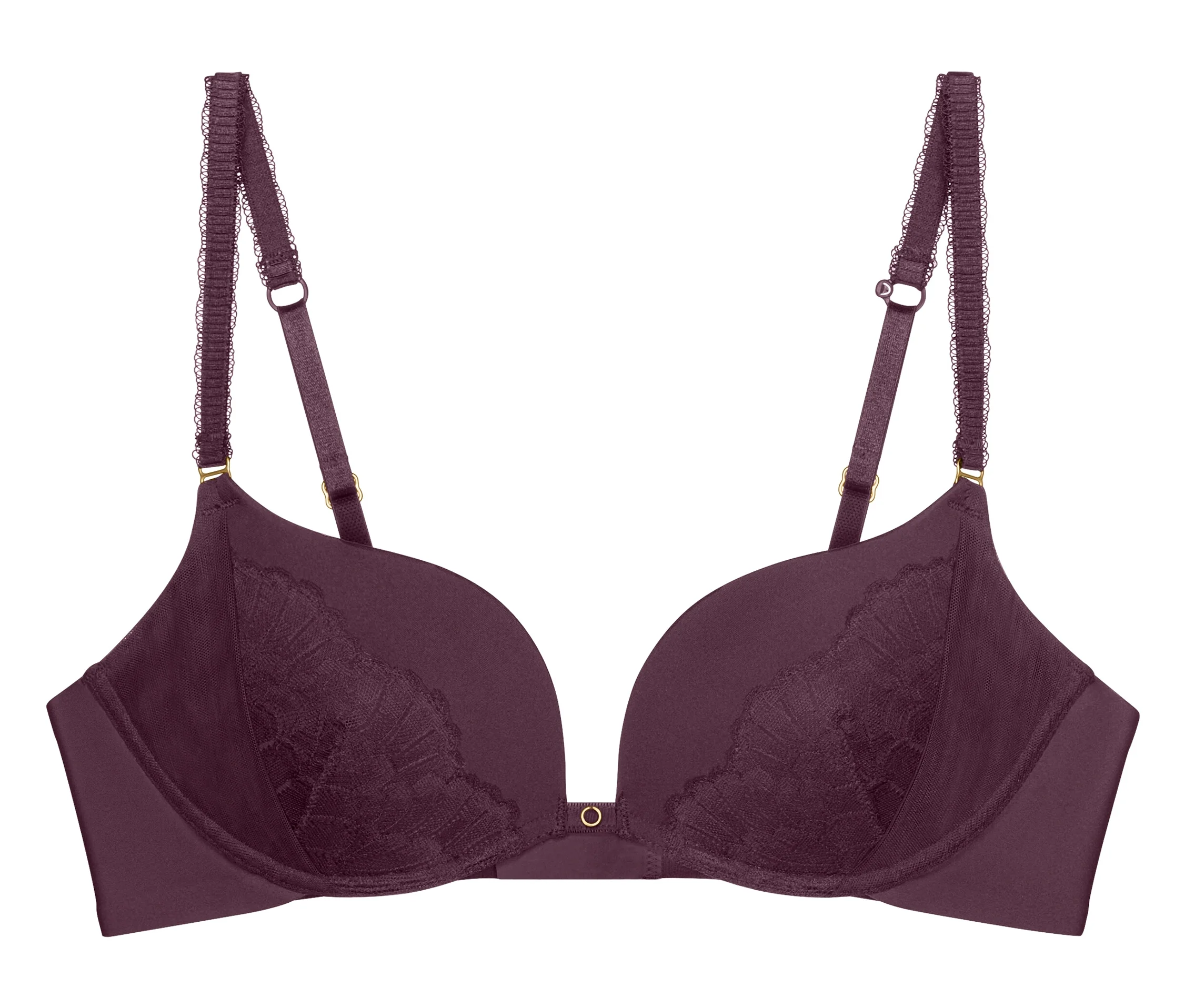 Biustonosz Triumph Love in Lace Whu, burgundowy