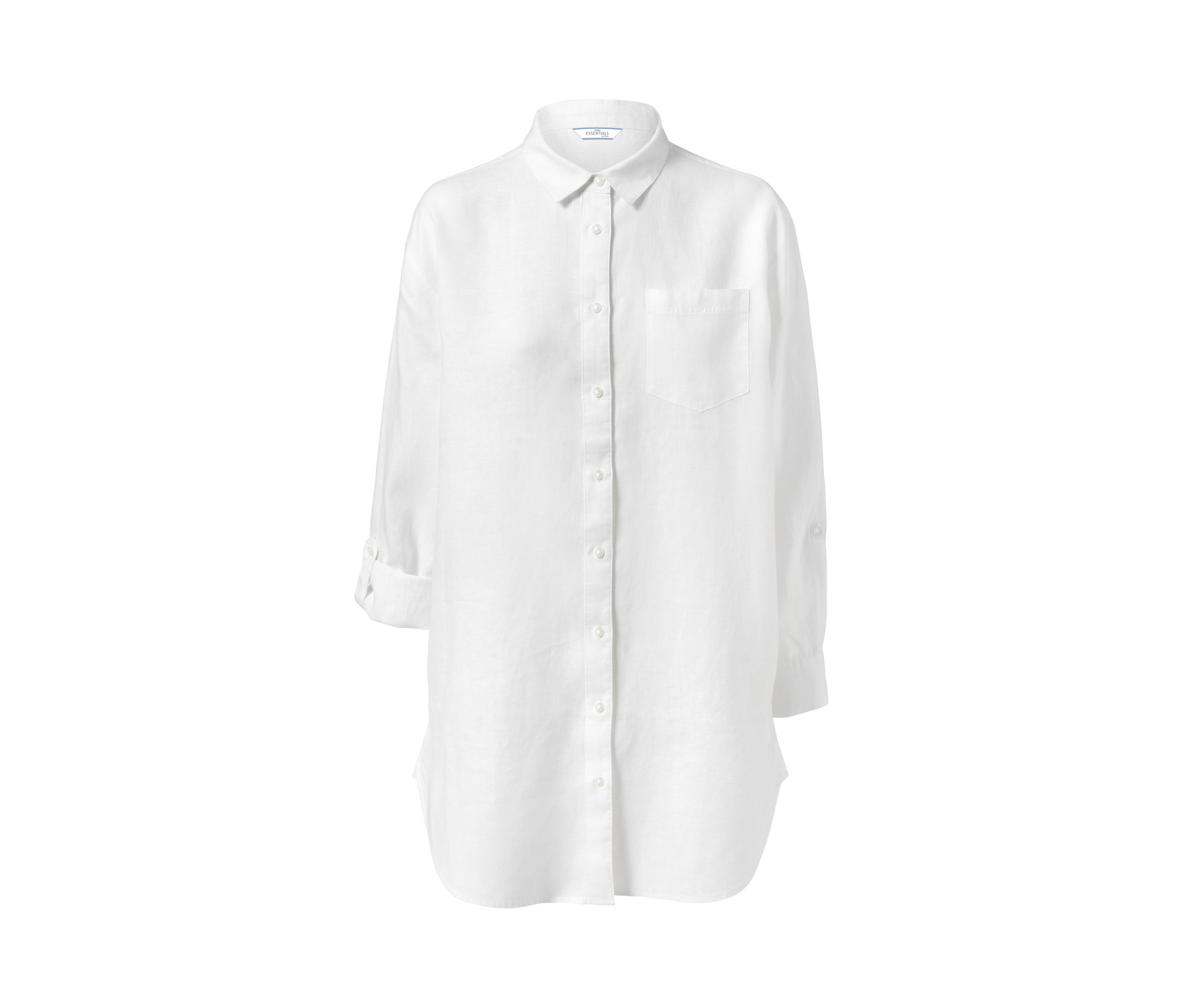 Tchibo - Bluzka lniana- biały