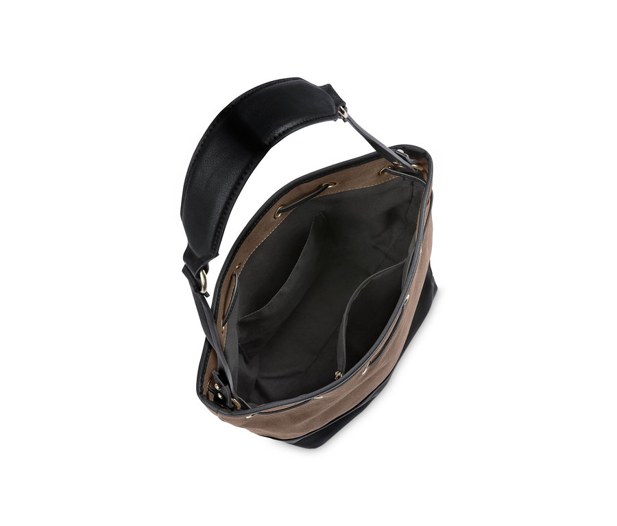 Szczegół torby na ramię.