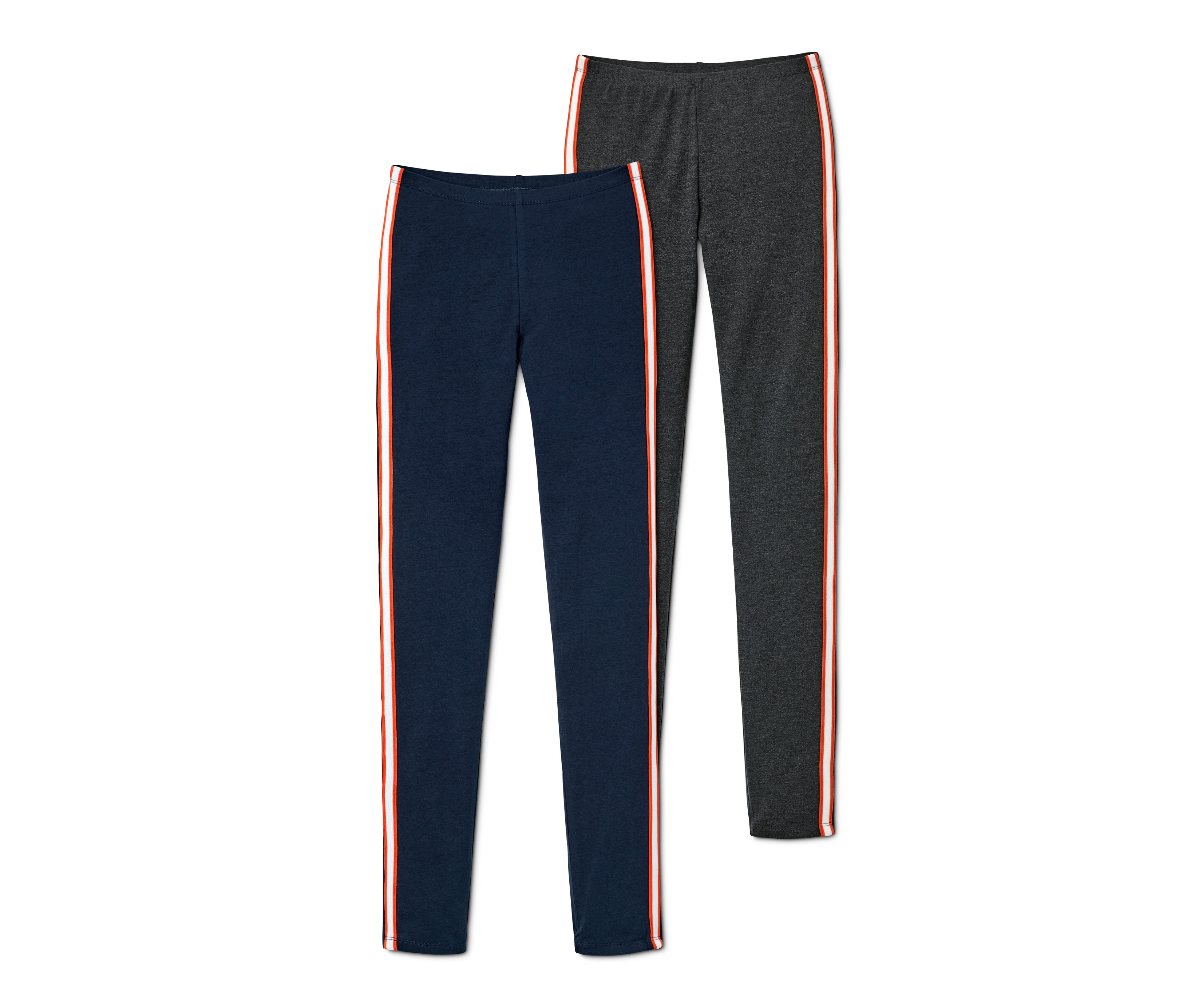 Tchibo - Legginsy, niebieski/szary