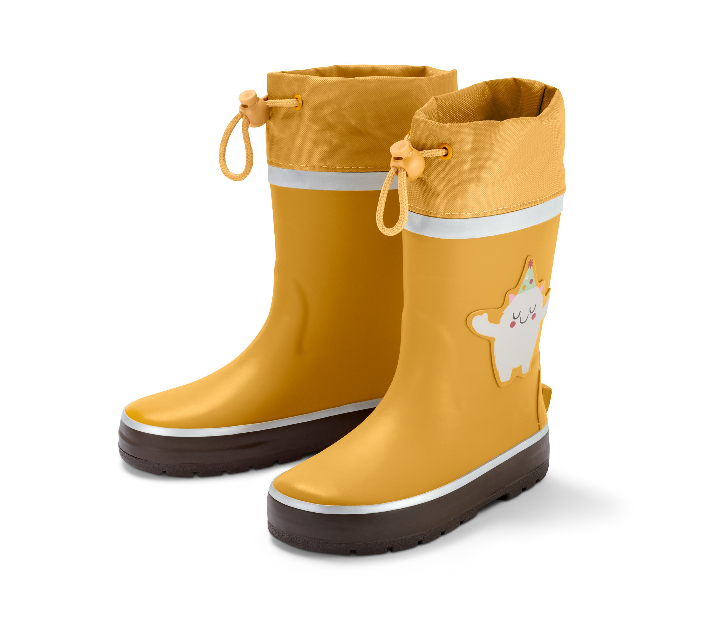 Tchibo - Kalosze - mężczyzna|kobieta- żółty/z nadrukiem