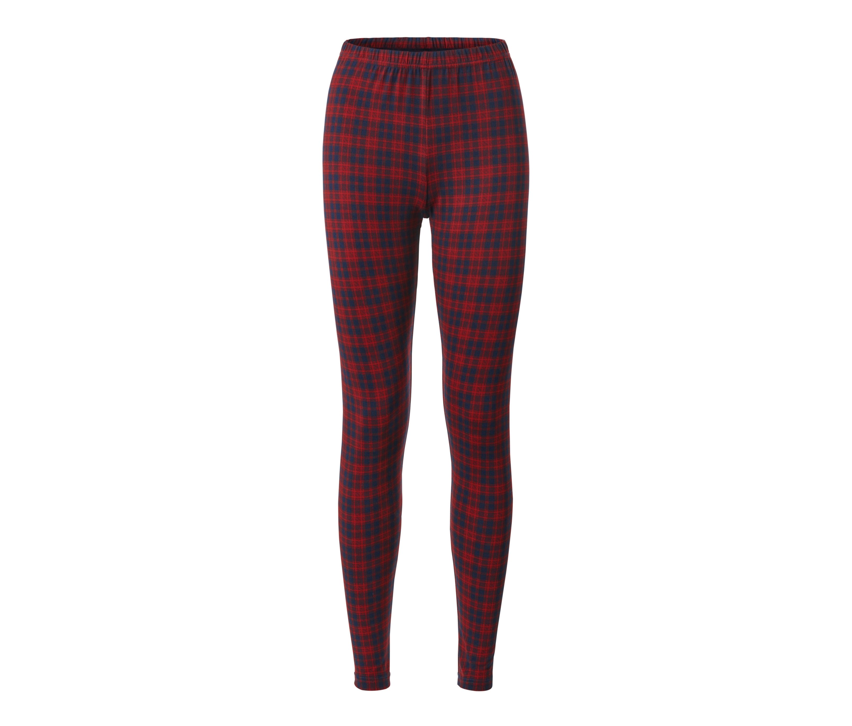 Tchibo - Miękkie legginsy, niebieski/czerwony