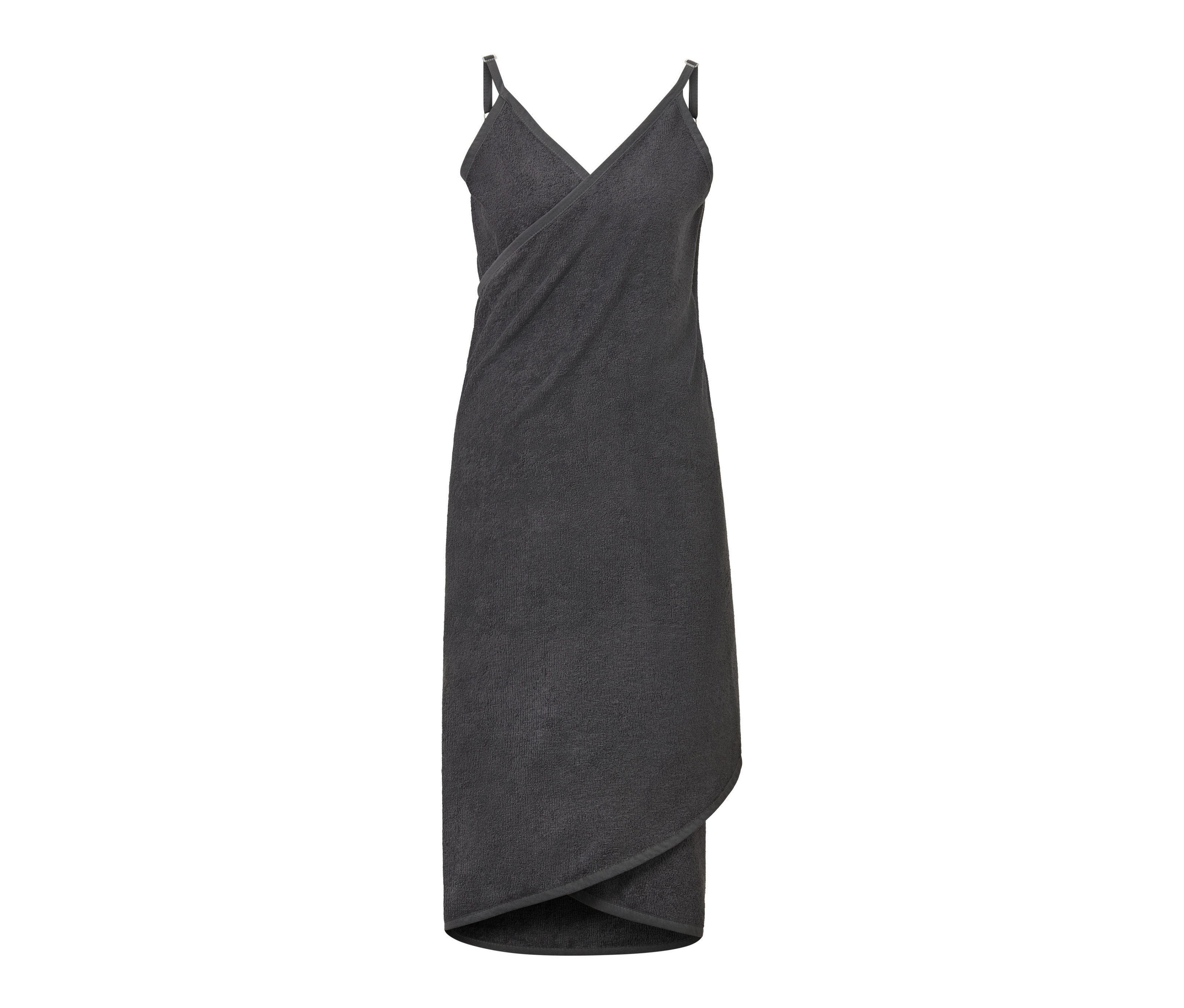 Tchibo - Ręcznik-sukienka - rozmiar L/Xl - kolor: szary