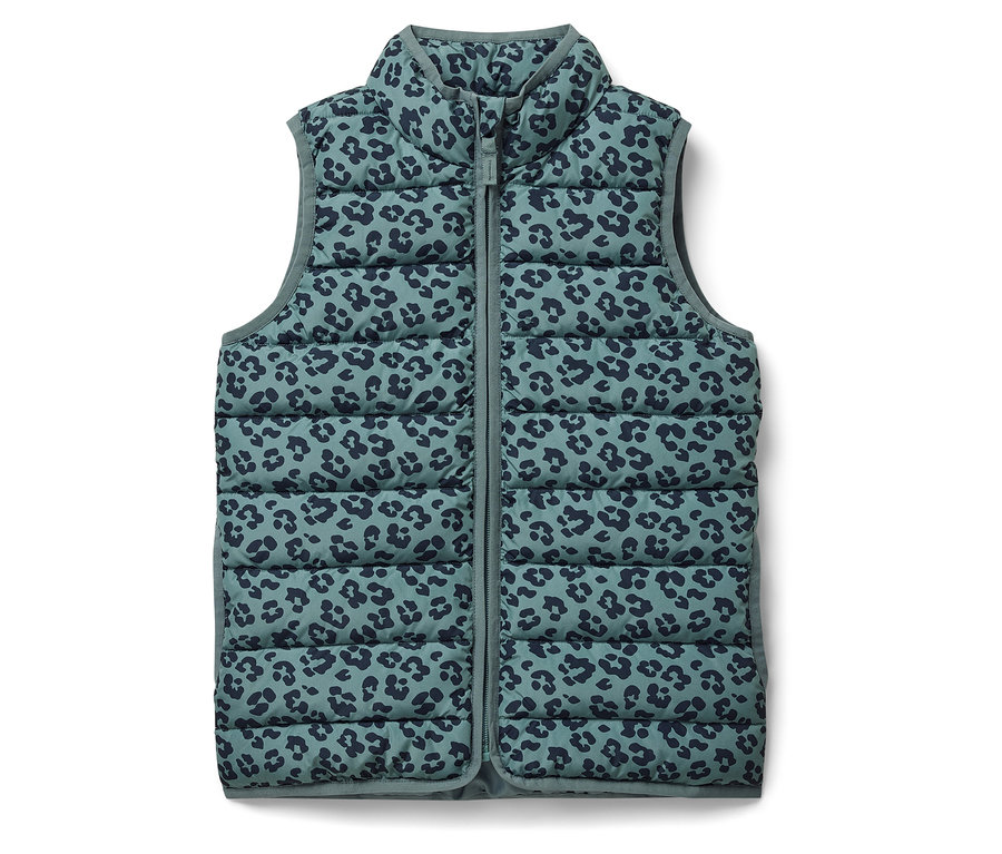 Dziecięca kamizelka pikowana we wzory.