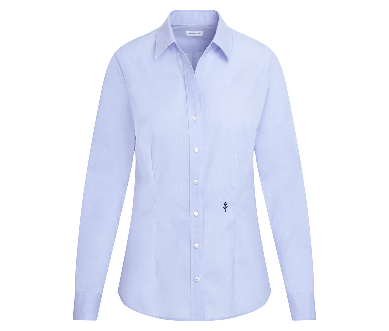 Bluzka Seidensticker Slim Fit non iron, jasnoniebieska