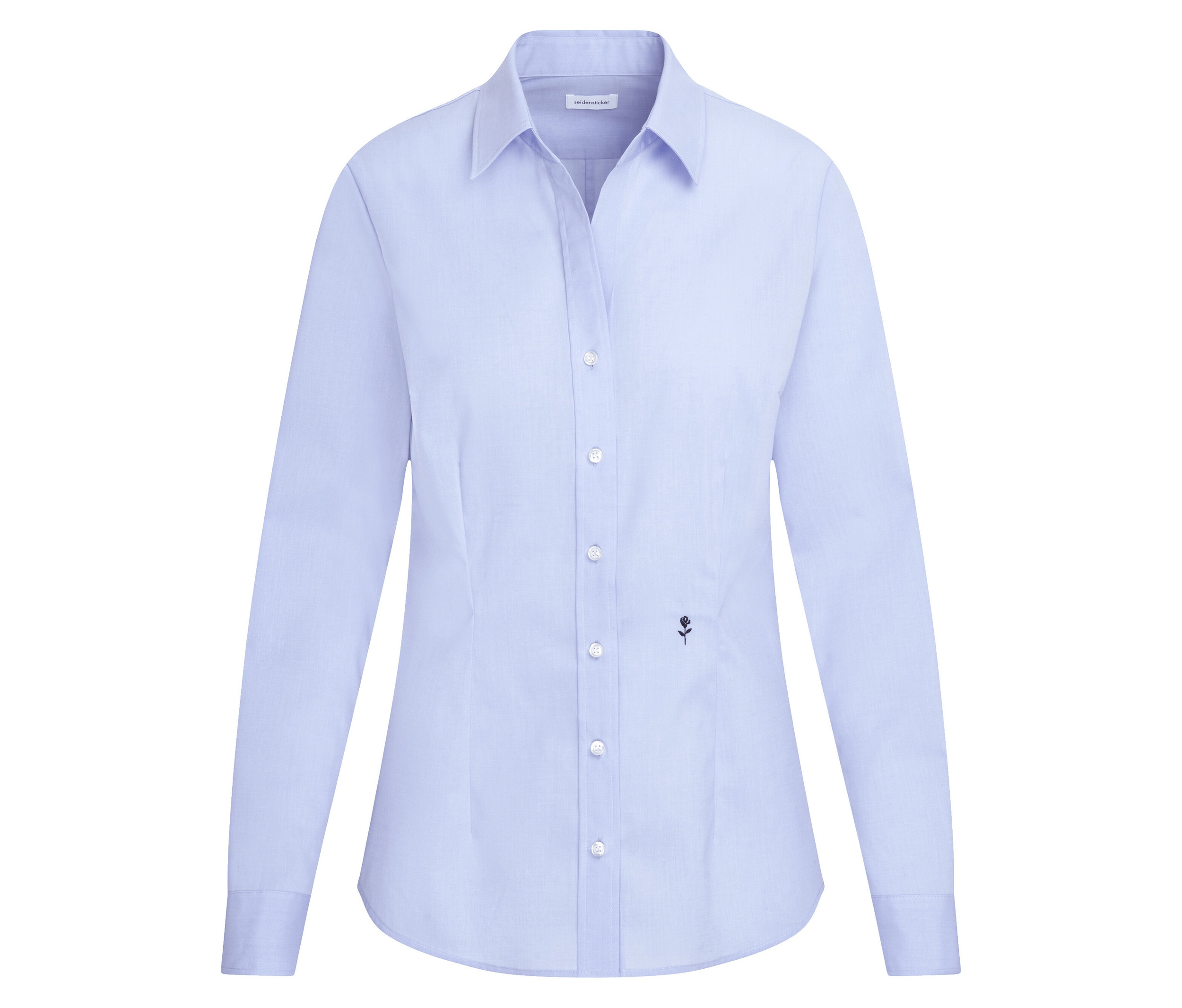 Bluzka Seidensticker Slim Fit non iron- niebieski