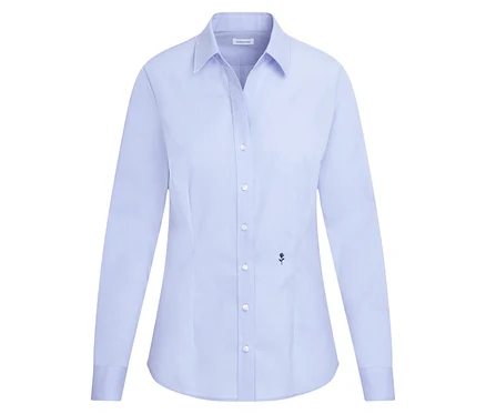 Bluzka Seidensticker Slim Fit non iron, jasnoniebieska