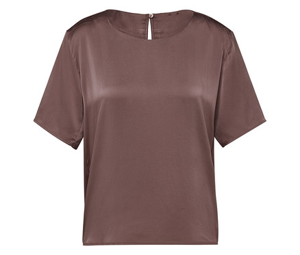 Koszulka rekreacyjna z czystego jedwabiu