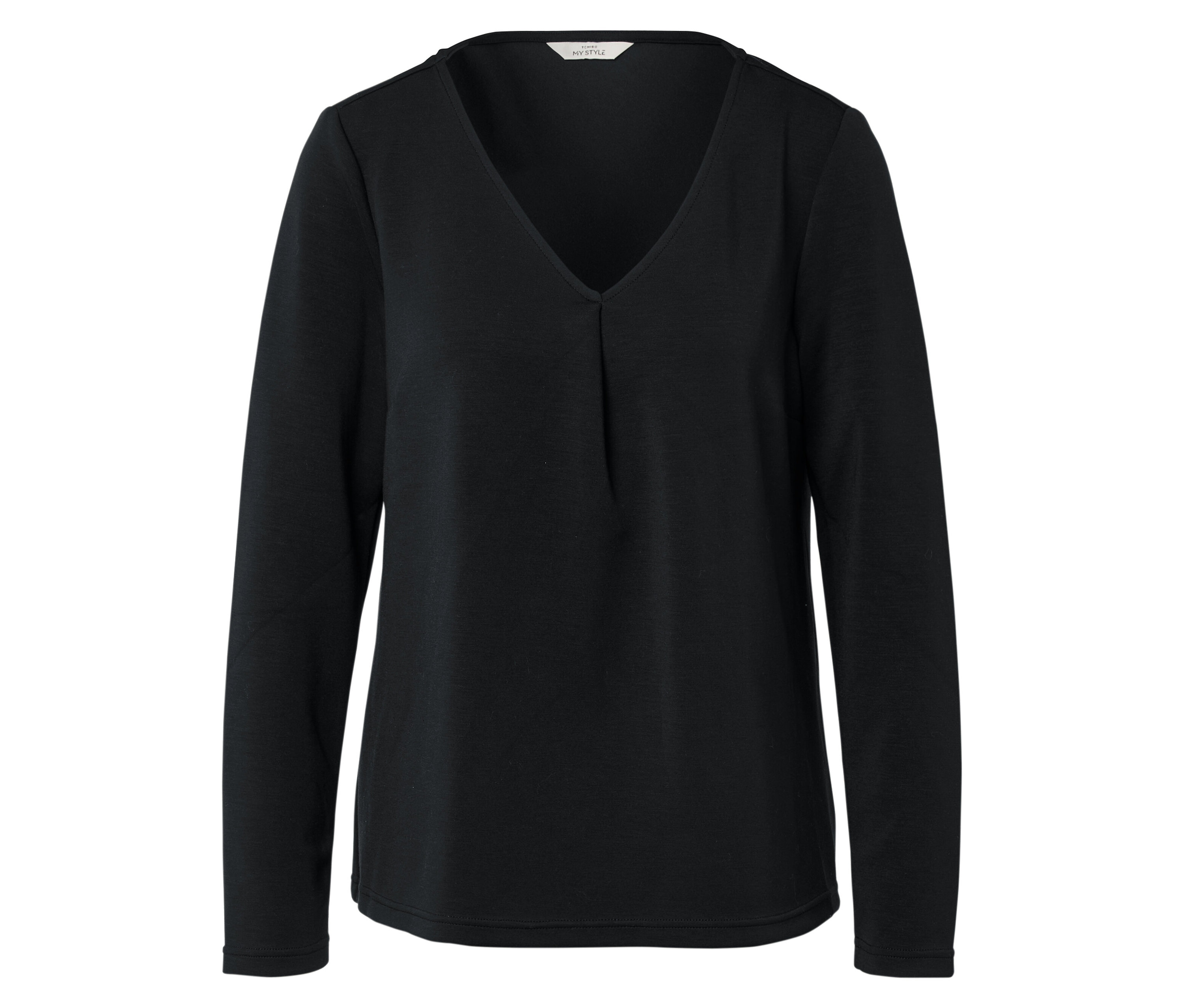 Tchibo - Bluzka z mieszanki modalu- czarny