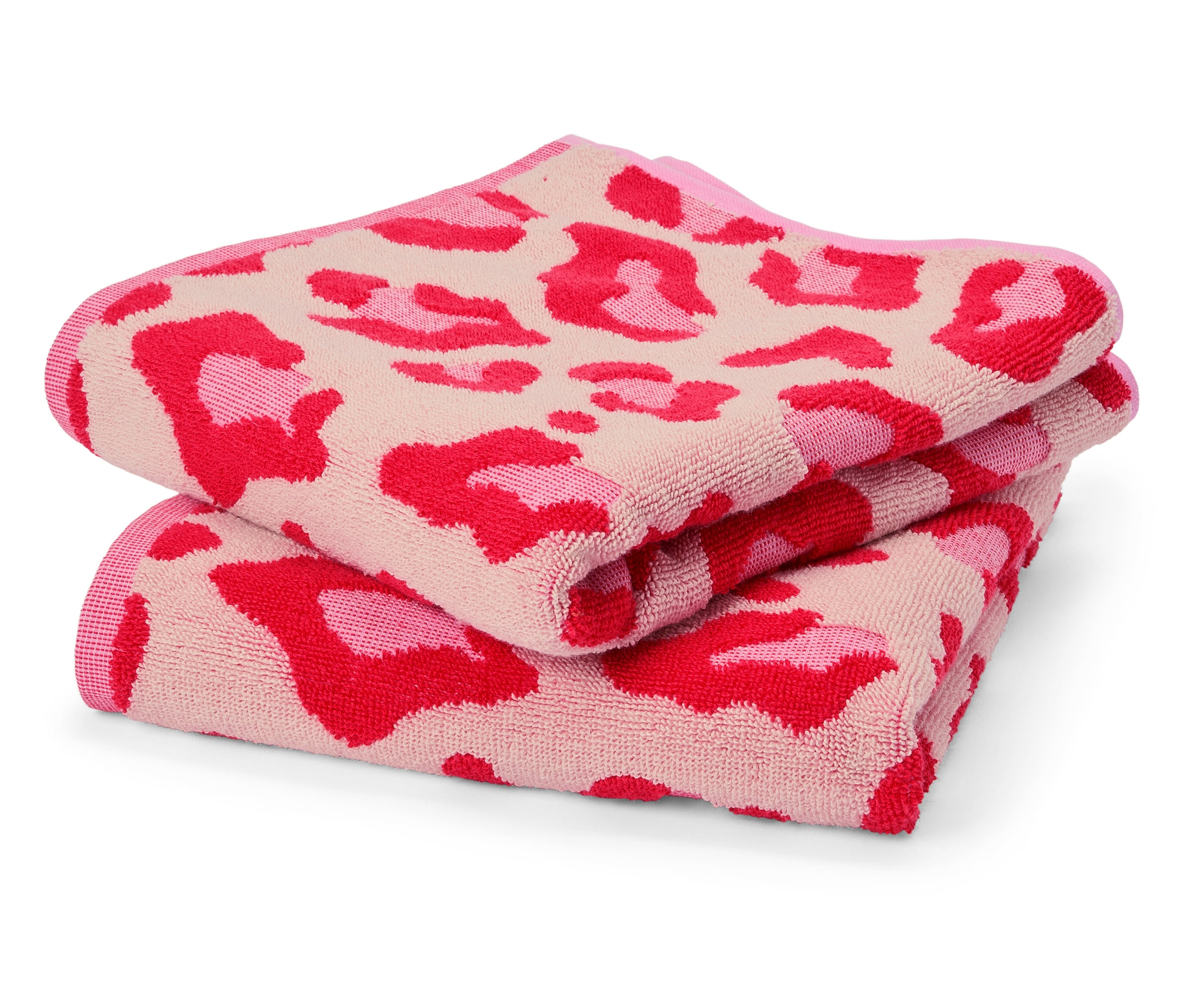 Tchibo - Ręczniki premium - kolor: różowy/czerwony