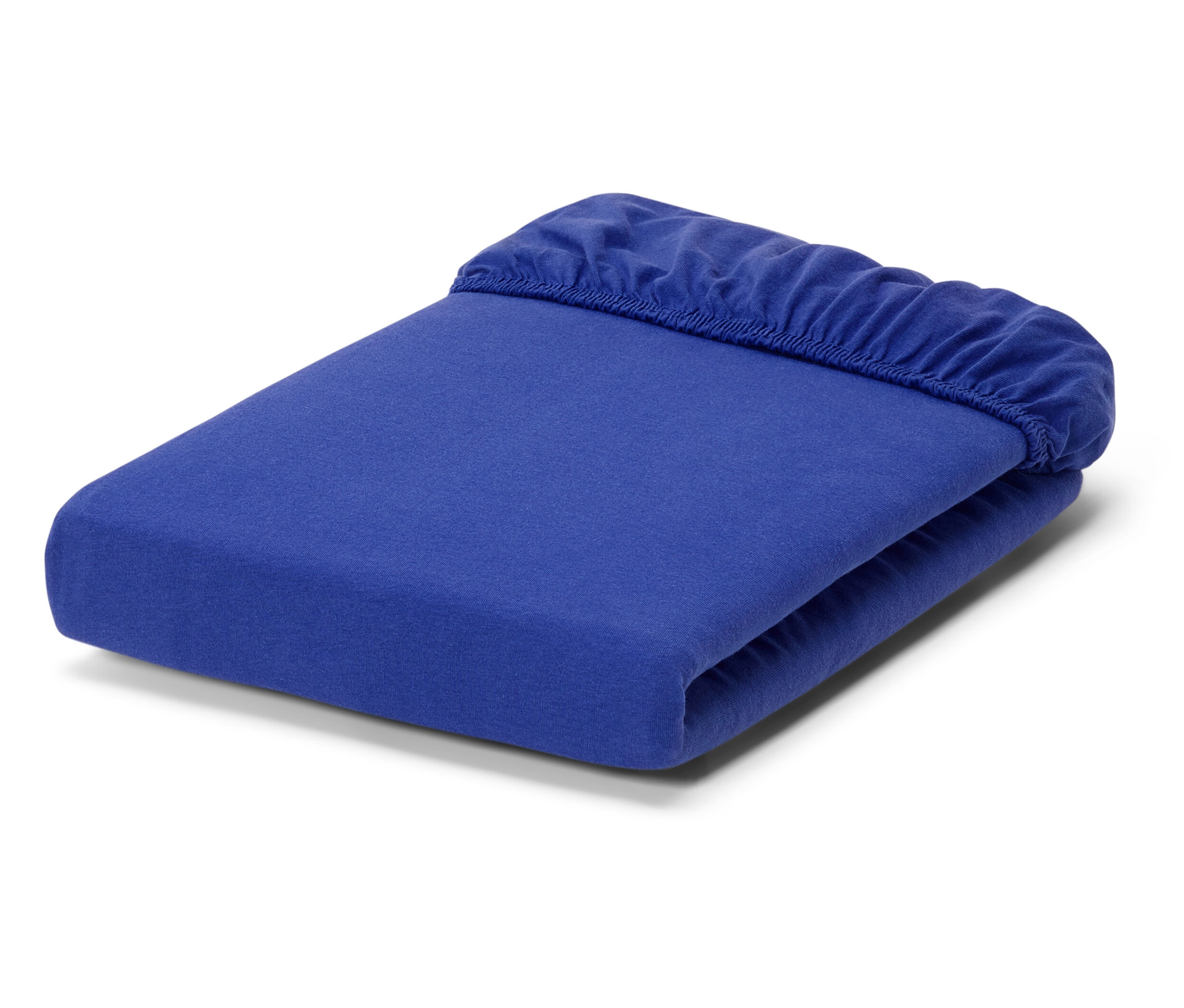 Tchibo - Prześcieradło dżersejowe z gumką - kolor: niebieski