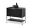 Czarna szafka typu sideboard »CN3« z 1 klapą.