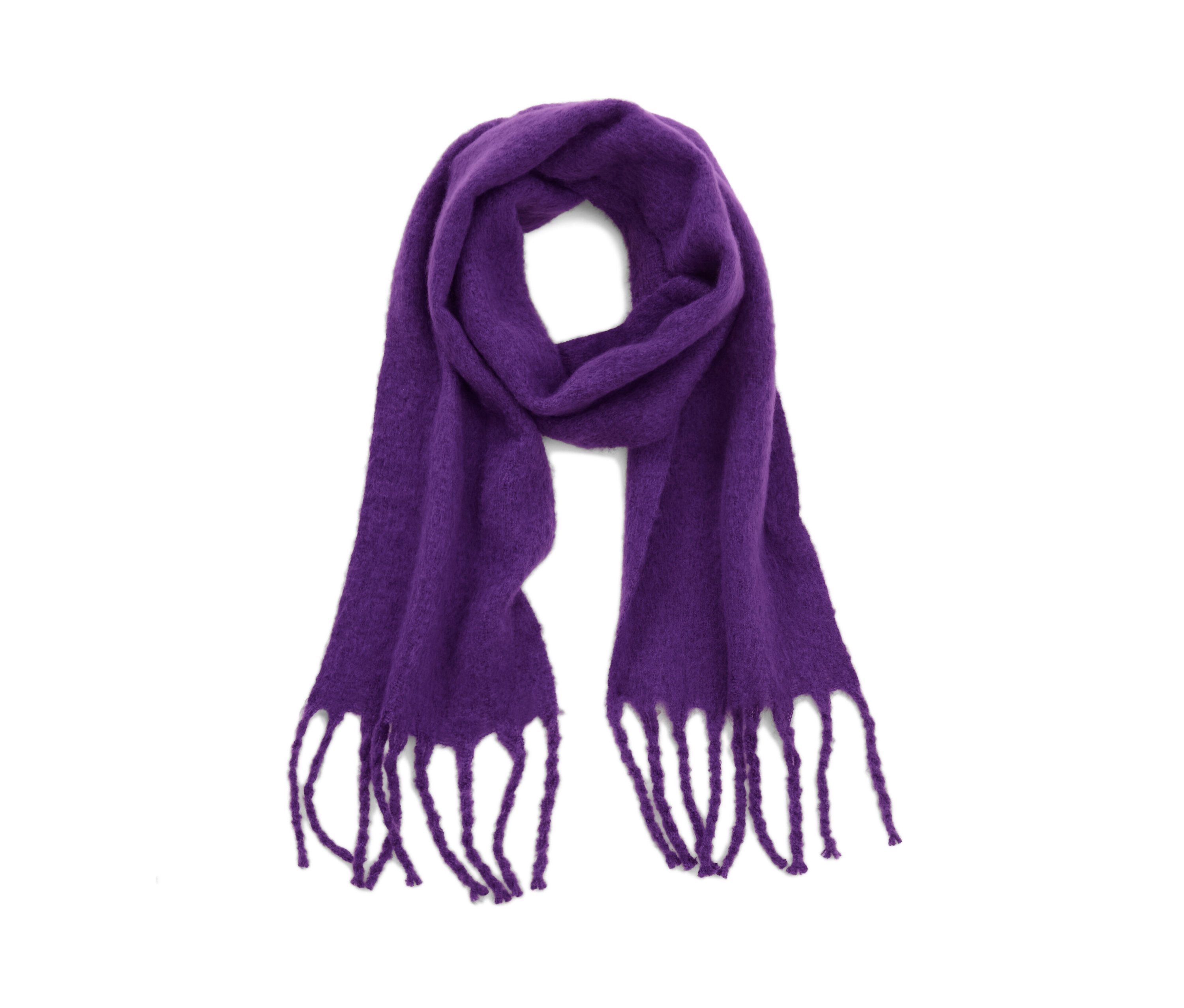 Tchibo - Tkany szalik, fioletowy