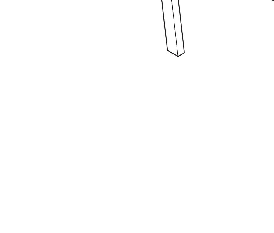 Czarno-biały rysunek regału-drabiny z trzema półkami i napisem max 3 kg.