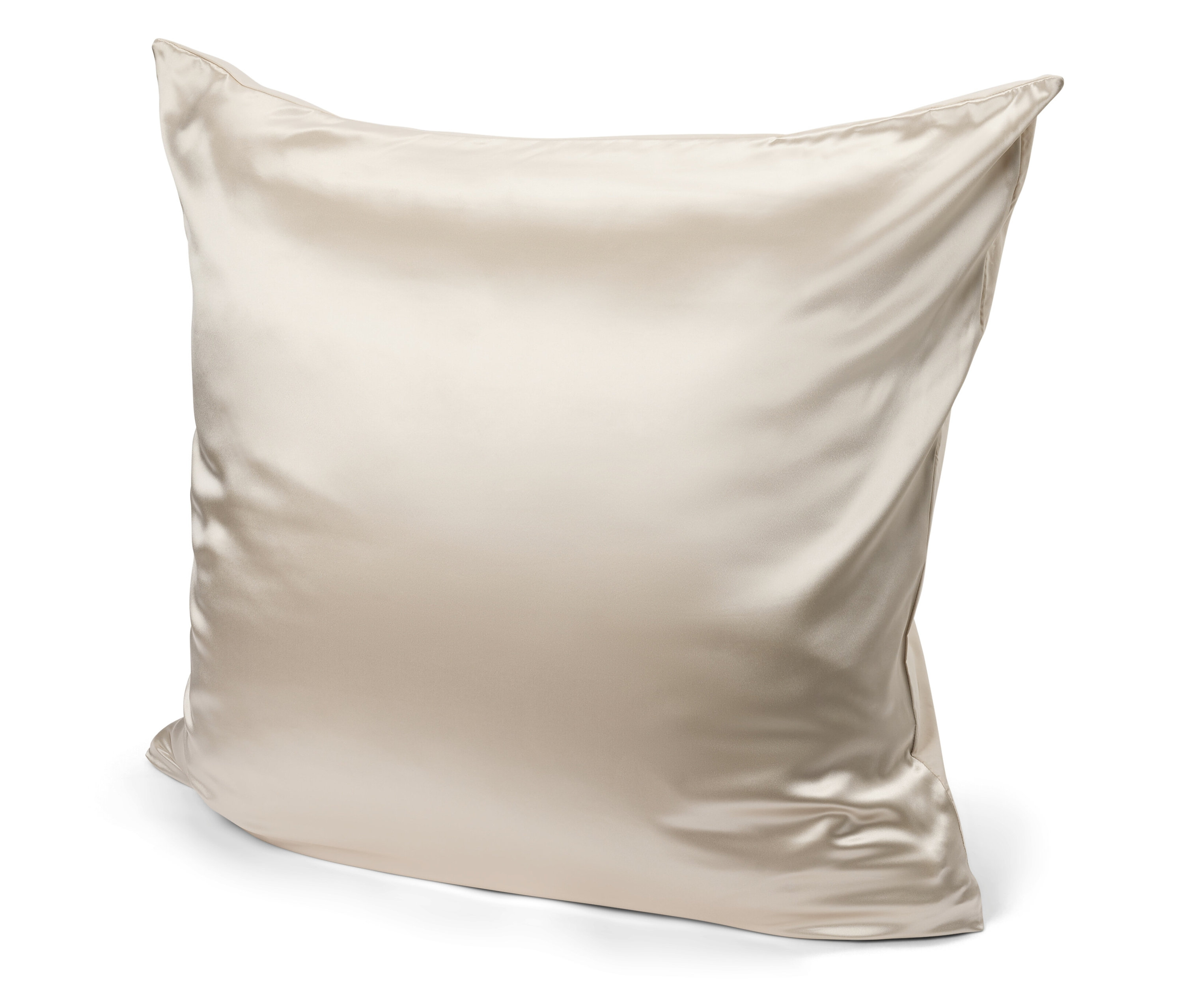 Tchibo - Poszewka na poduszkę z jedwabiem - kolor: beżowy