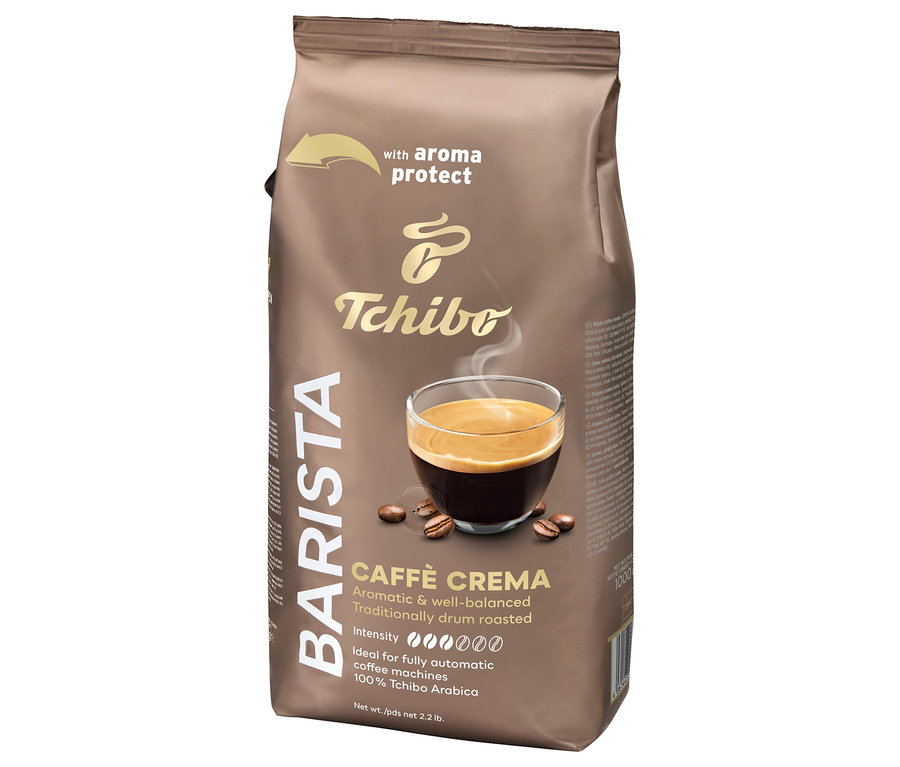 Opakowanie BARISTA Caffè Crema - 1x 1 kg, kawa w ziarnach.
