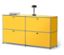 Metalowa szafka „CN3” z 4 klapami, żółta - /img/gAwHztk7/64/image.jpeg