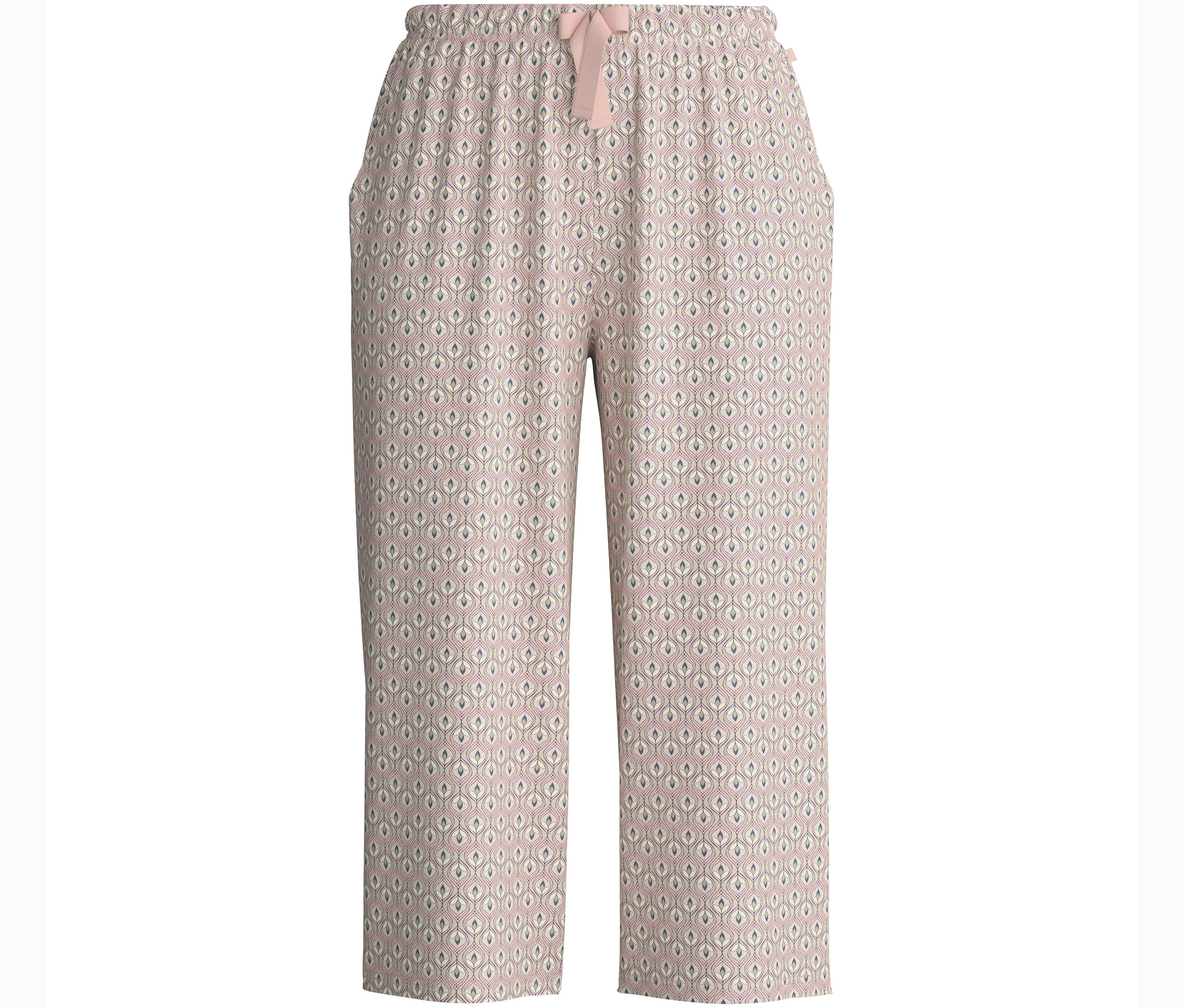 Tchibo - Spodnie z nogawkami 3/4 Calida „Favorites Arts”- zielony