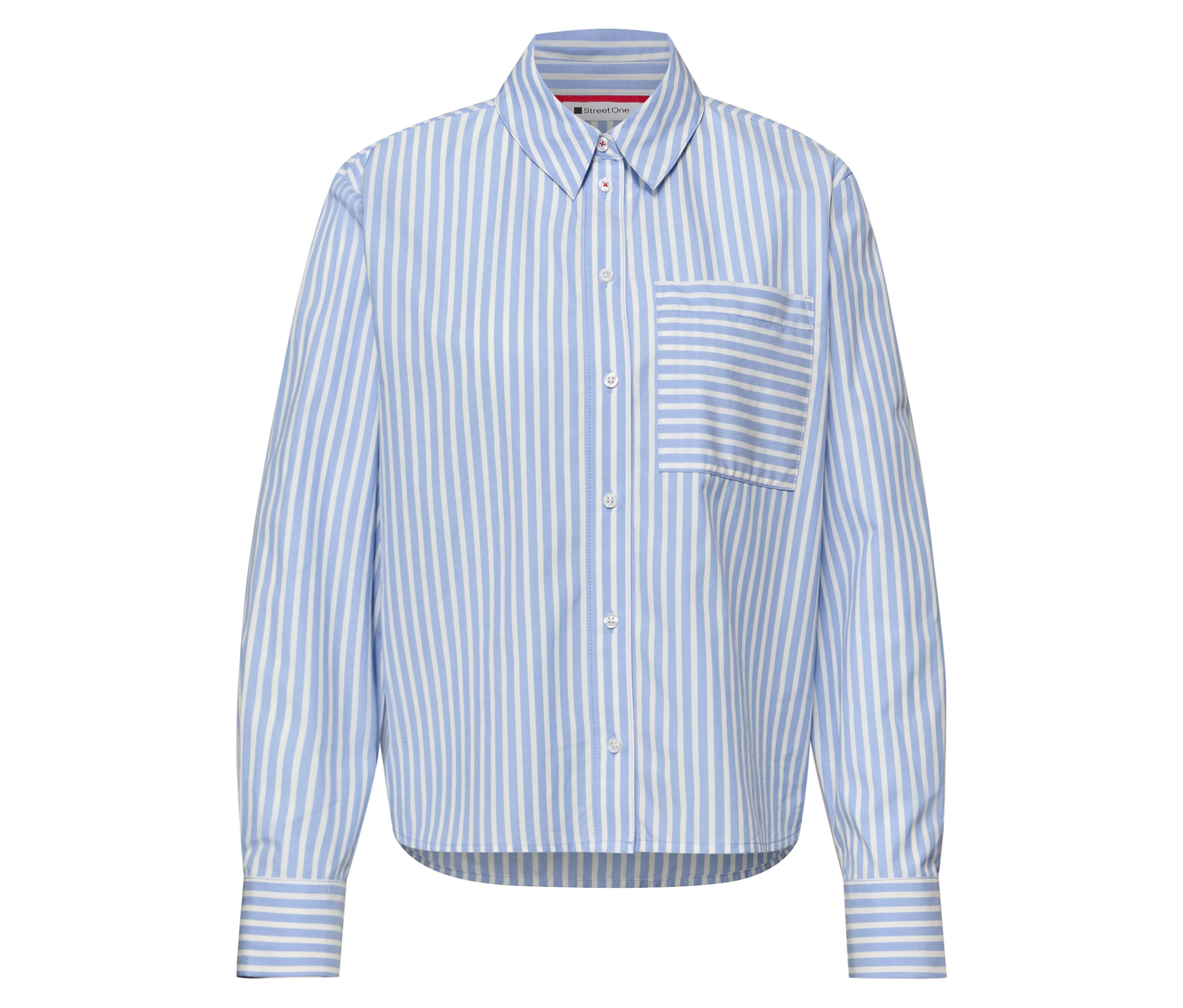 Koszula Street One- biały/niebieski/w paski