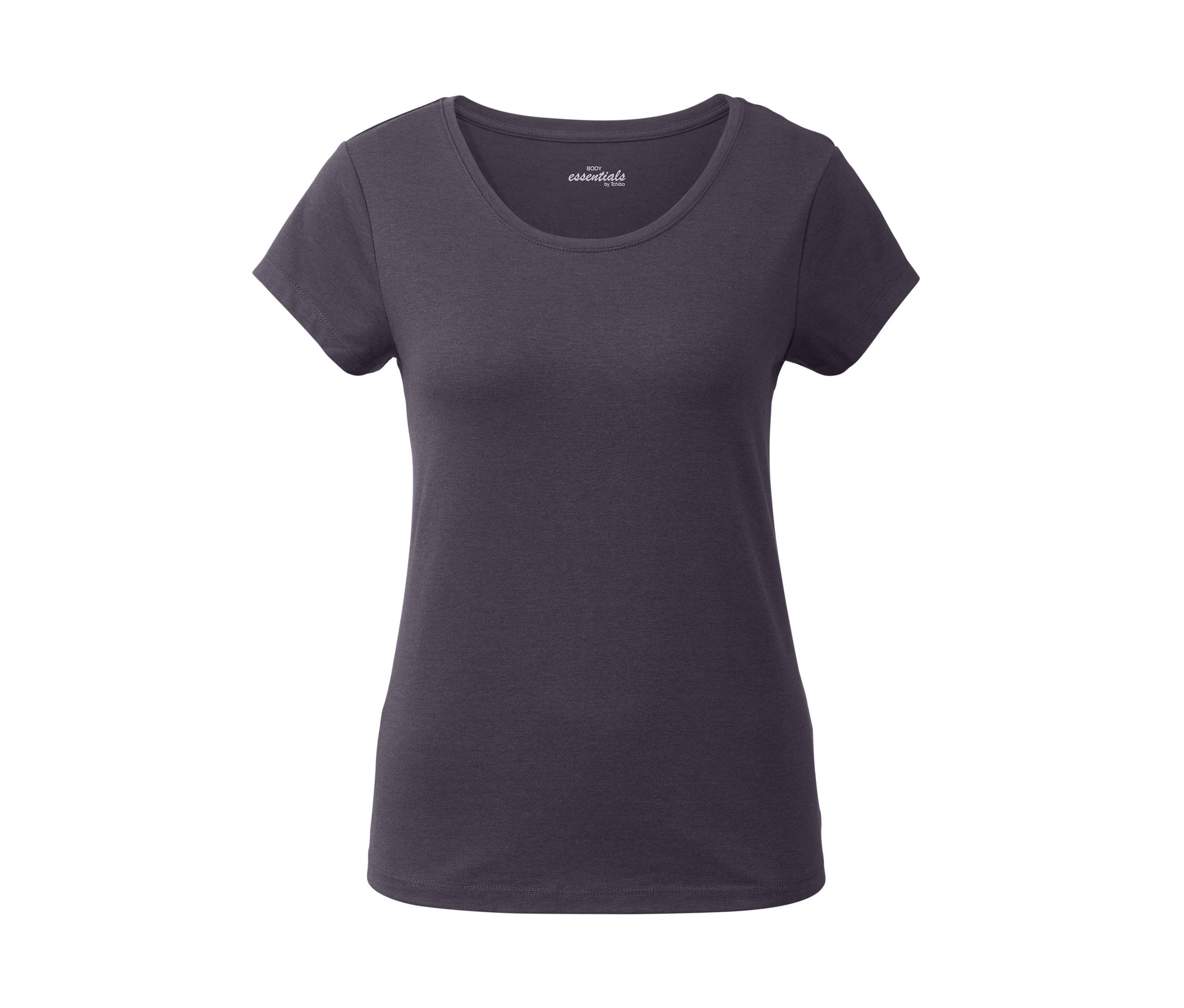 Liliowa piżama z krótkim rękawem.