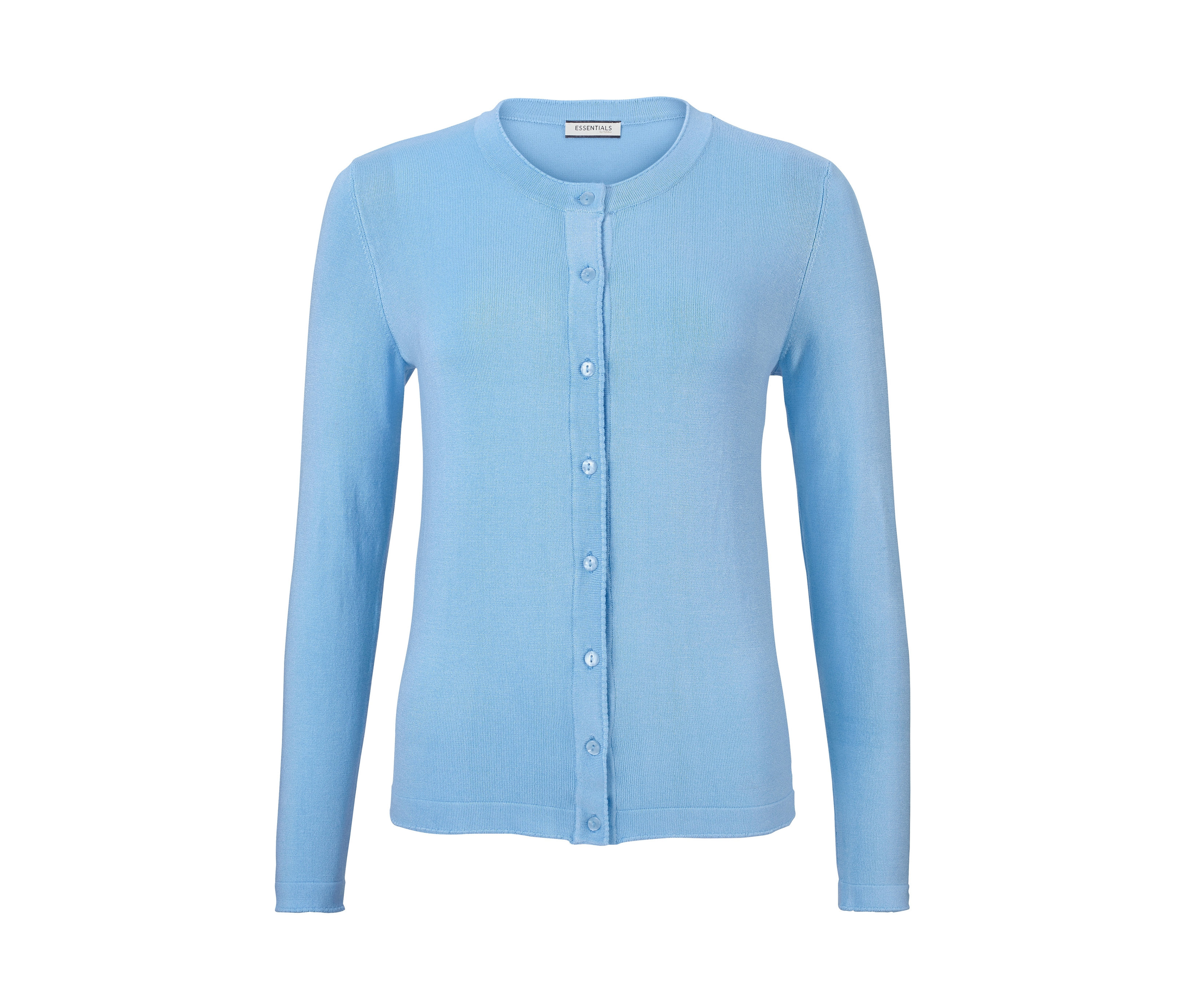 Tchibo - Kardigan z delikatnej dzianiny- niebieski