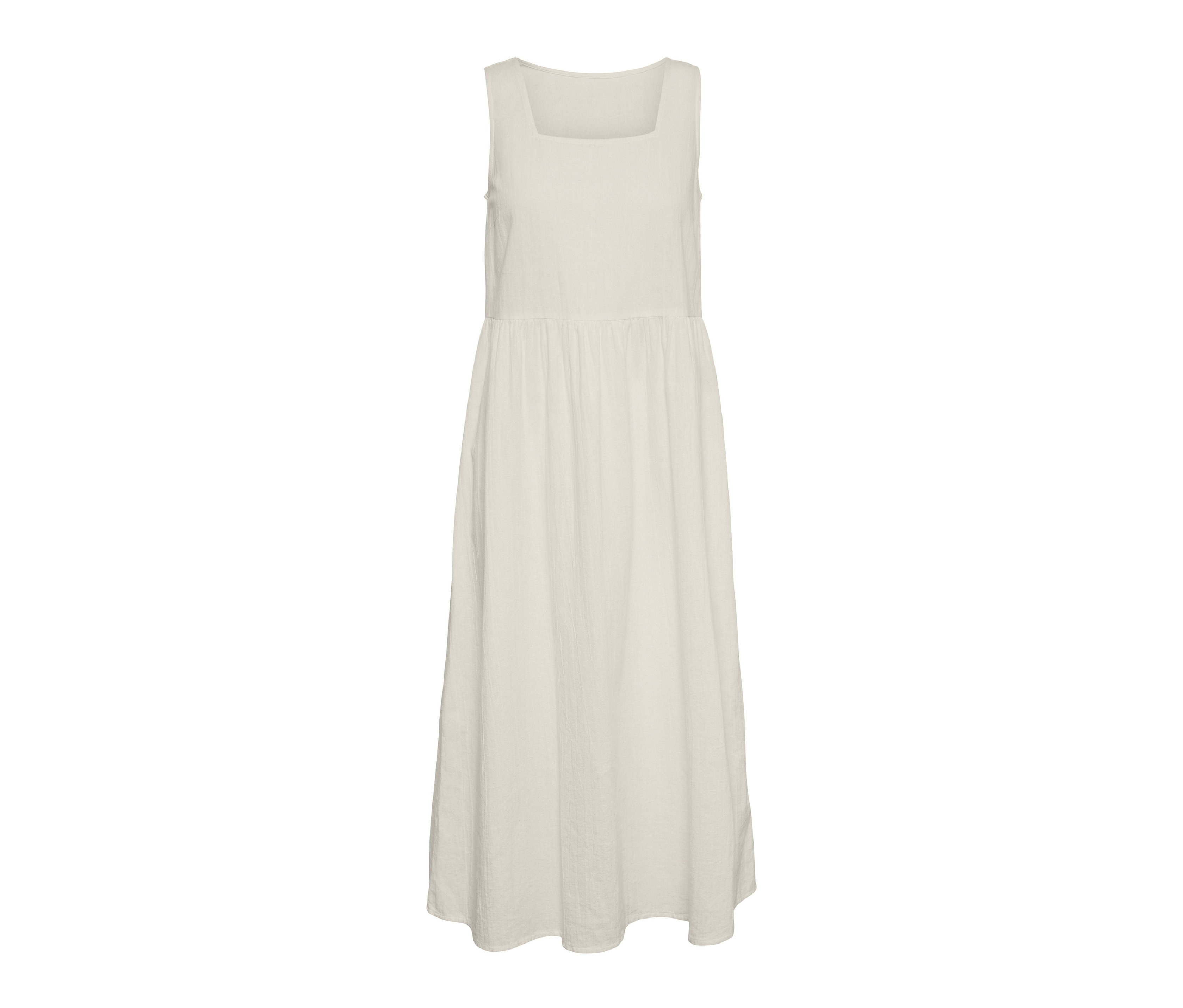 Tchibo - Sukienka midi na szerokich ramiączkach- beżowy