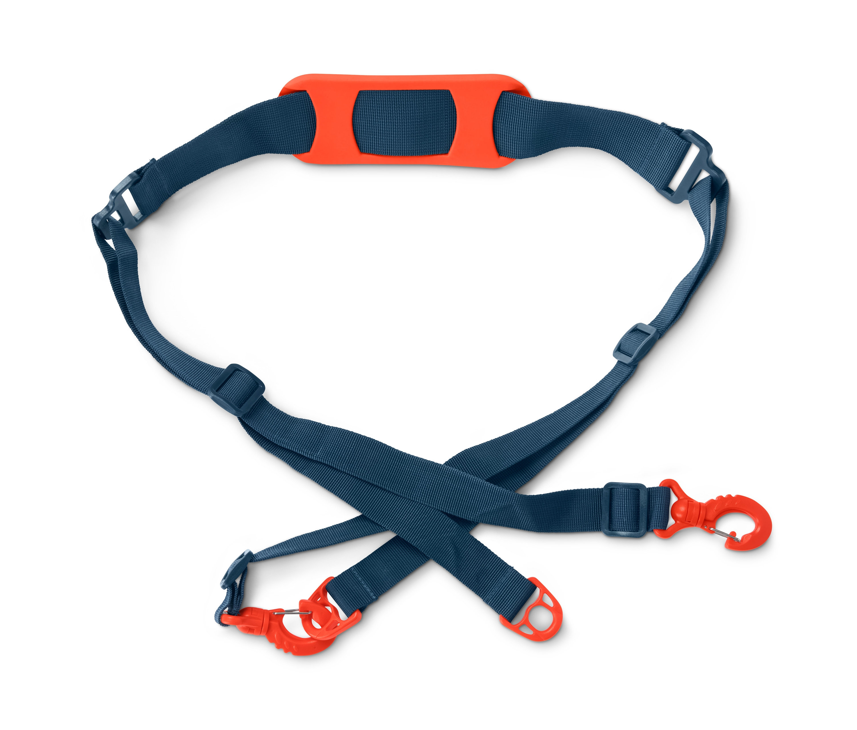 Tchibo - Wielofunkcyjny pasek - kolor: pomarańczowy/niebieski