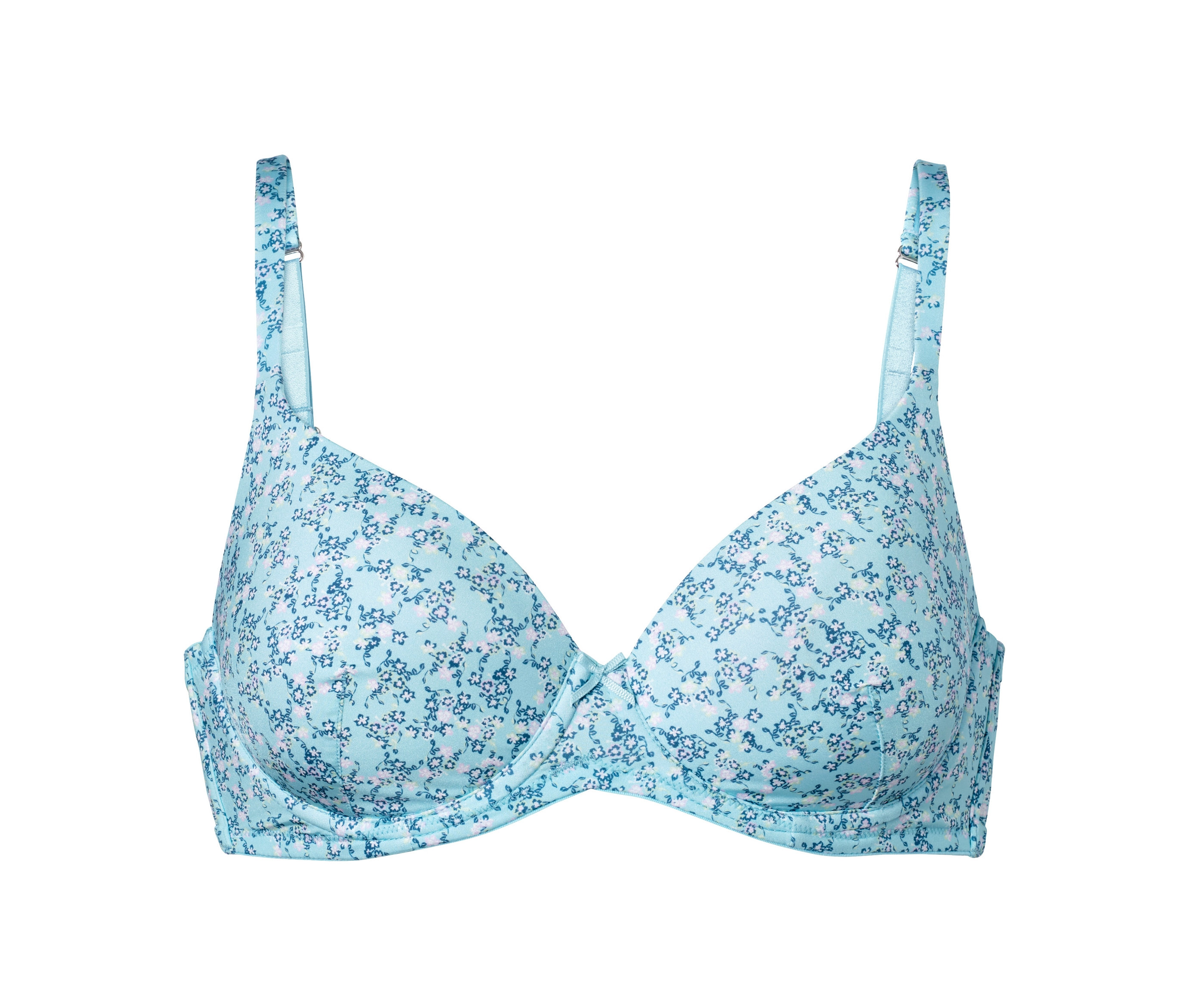 Tchibo - Biustonosz na fiszbinach z efektem memory, turkusowy