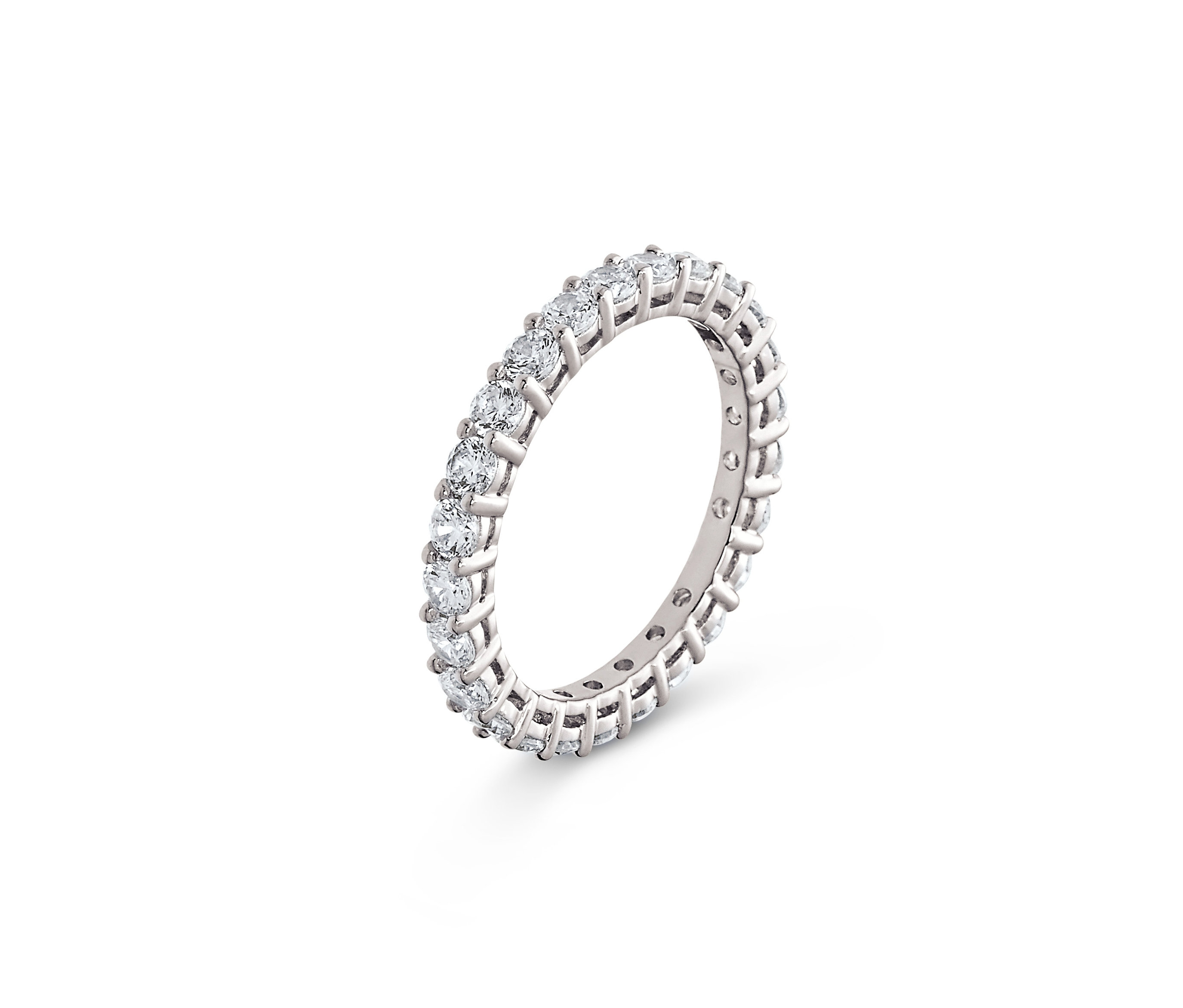 Tchibo - Pierścionek memory, biały/srebrny