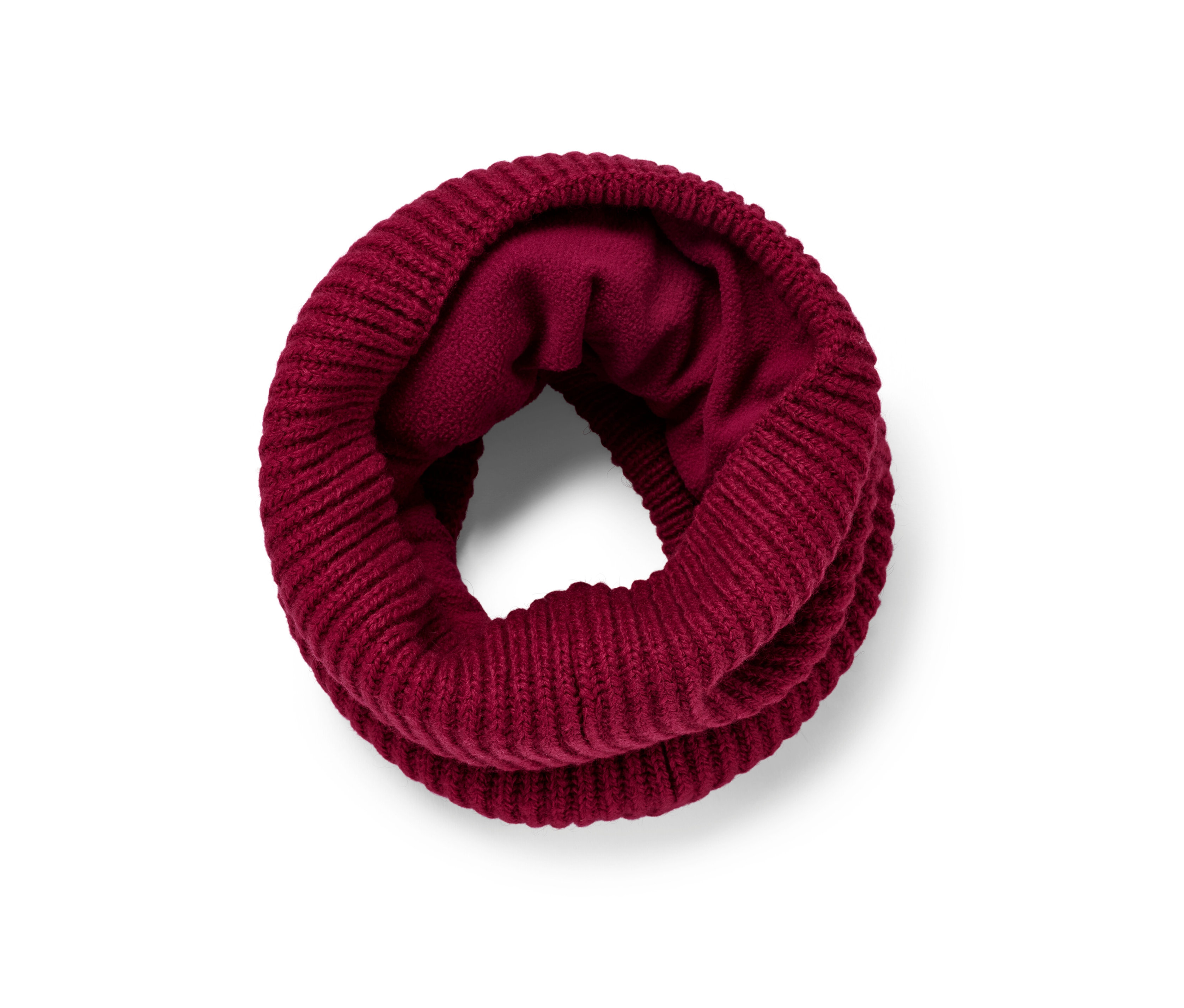 Tchibo - Szal-komin z dzianiny - kolor: czerwony