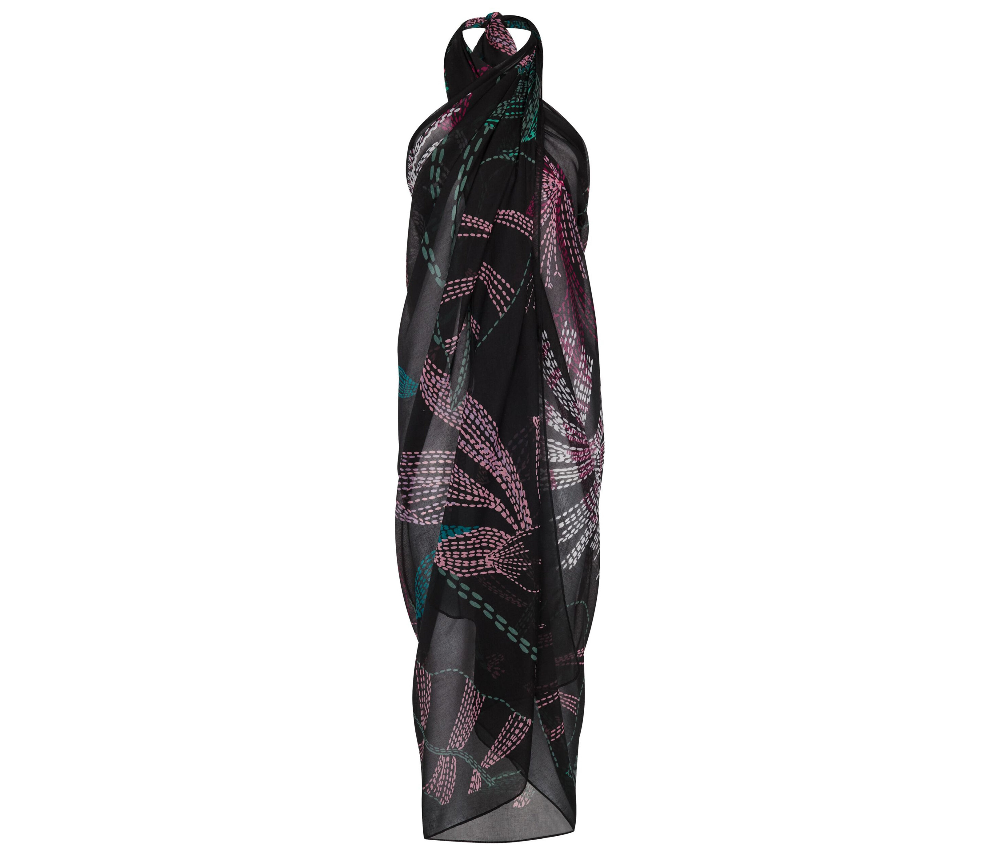 Pareo Triumph Beach MyWear - kolor: czarny