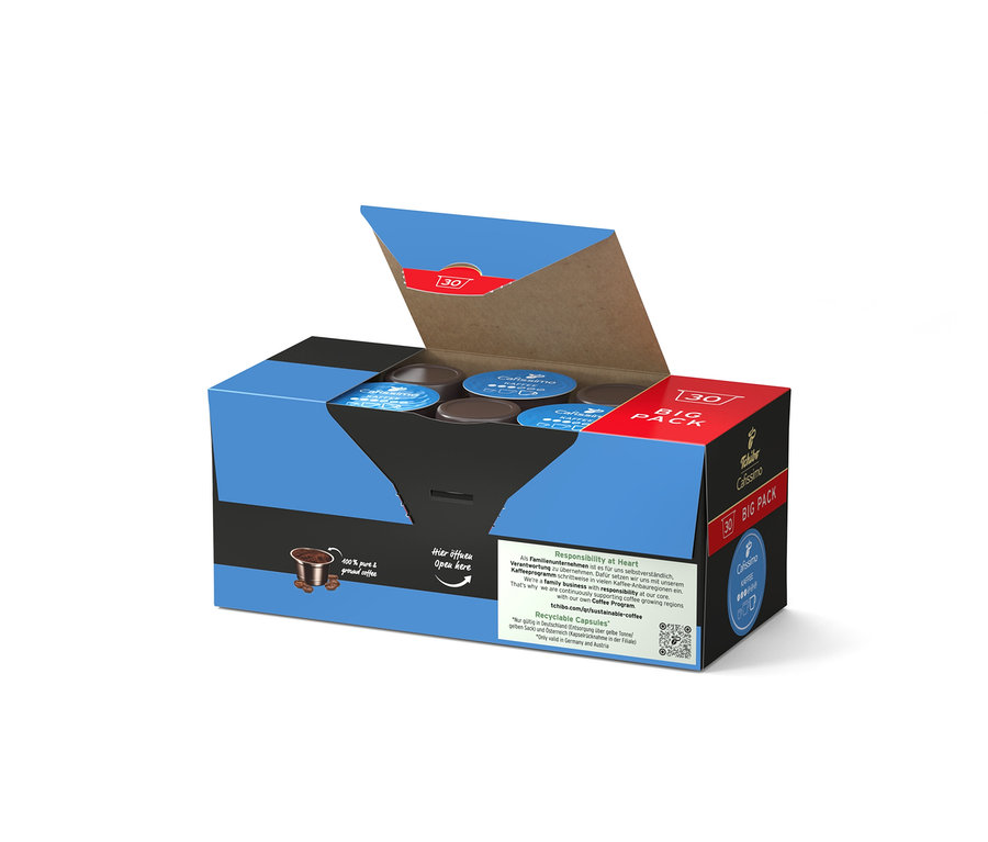 Otwarte opakowanie Coffee Mild - 30 kapsułek.