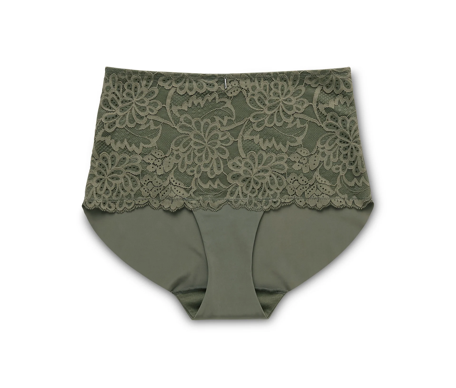 Tchibo - Figi z wysokim stanem „Light shaping”, khaki