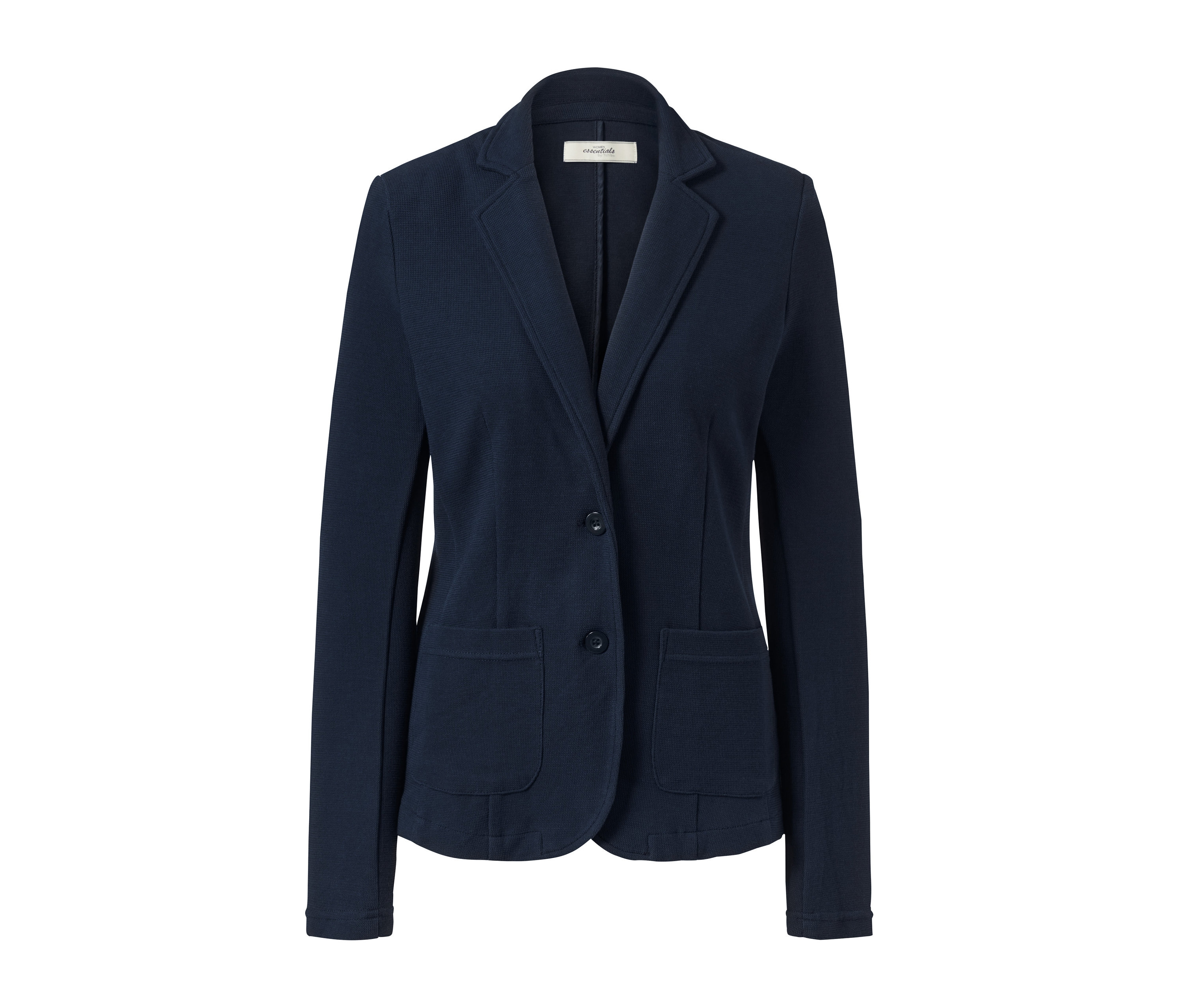 Tchibo - Żakiet z dzianiny dresowej- niebieski