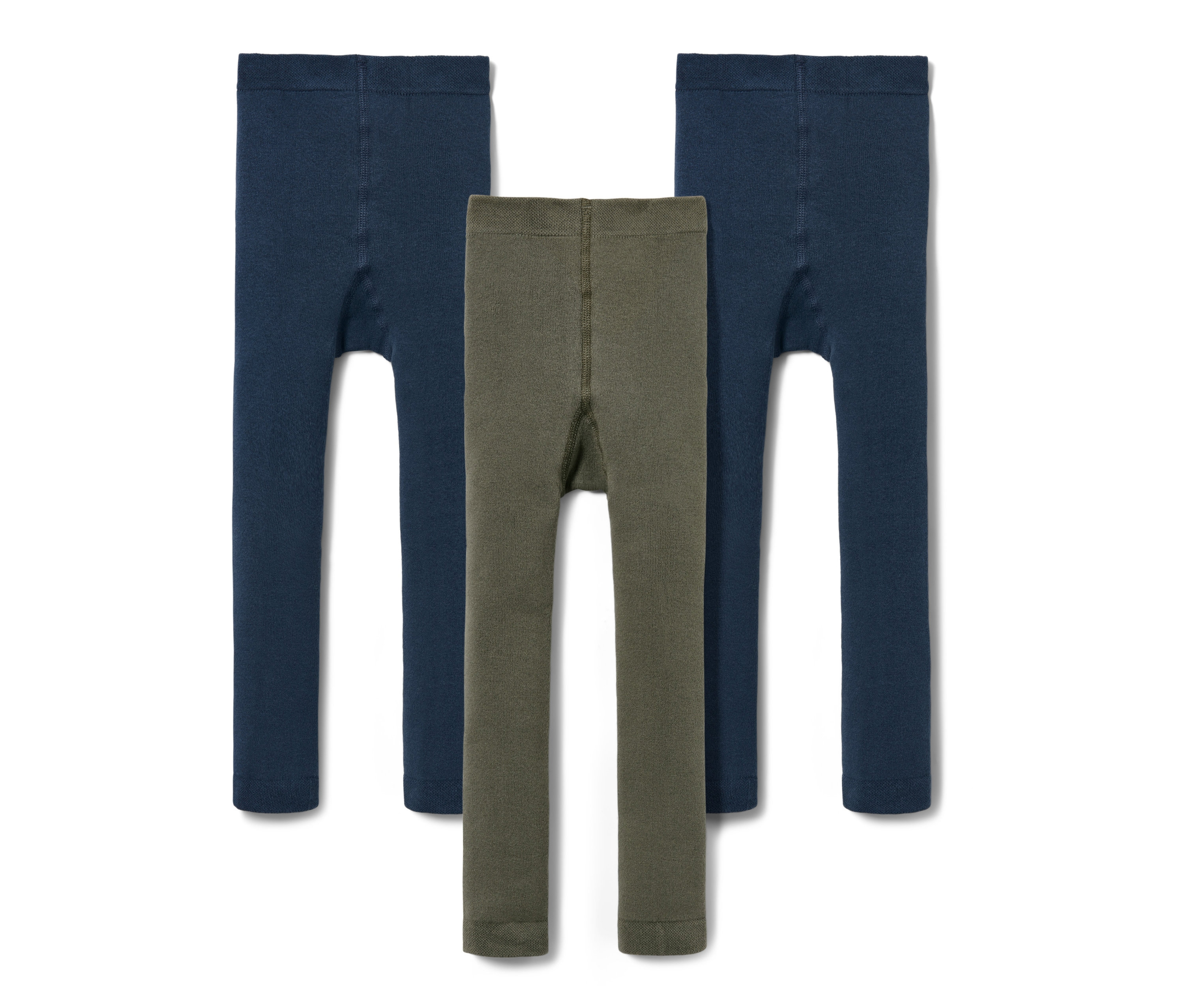 Tchibo - Ciepłe legginsy- niebieski/zielony