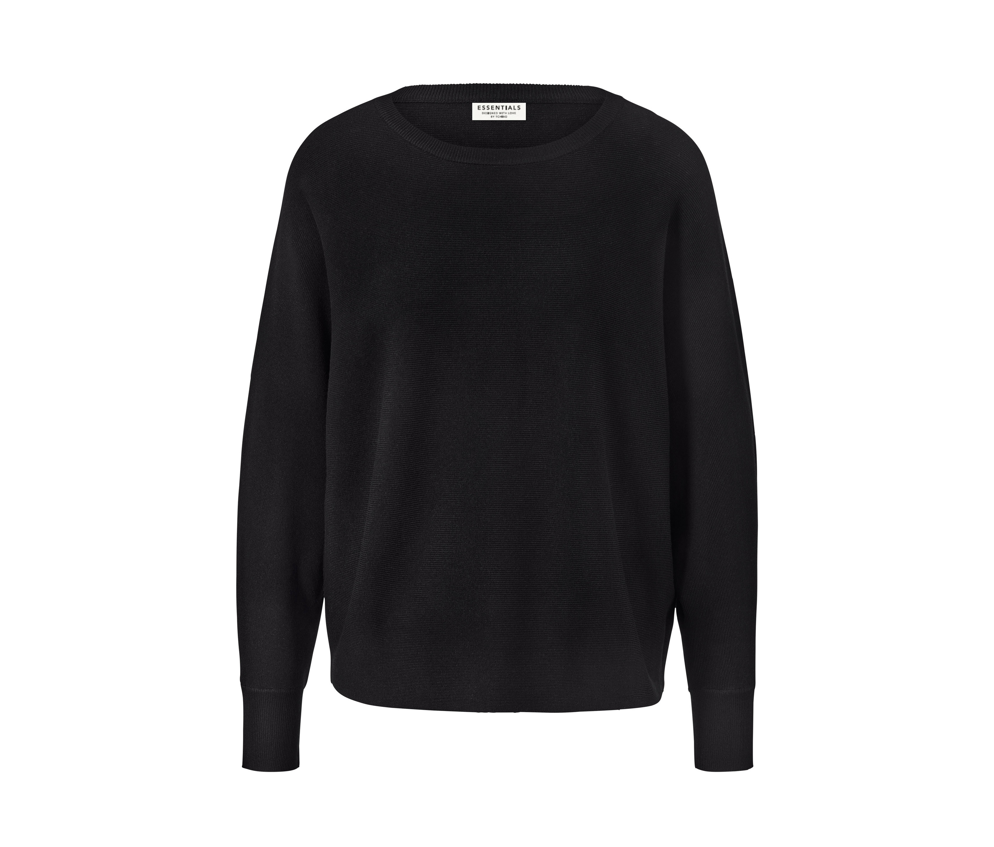 Tchibo - Sweter z delikatnej dzianiny, czarny