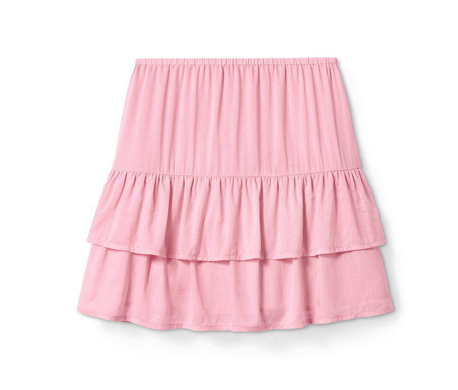 Warstwowa spódnica.